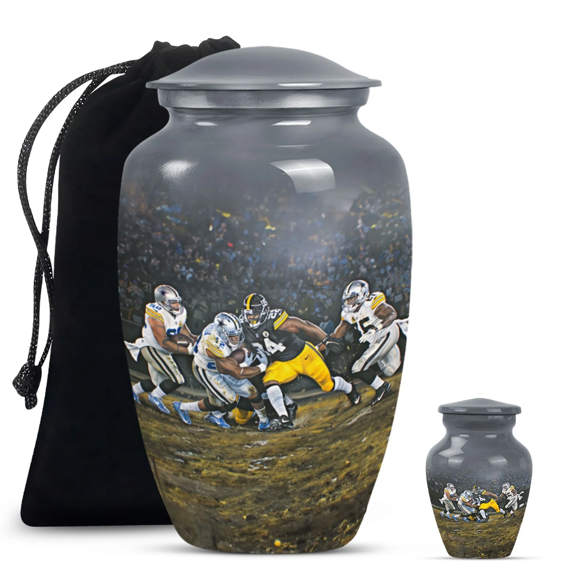 Eternal Haven Memorial Football Urn for Burial Ashes