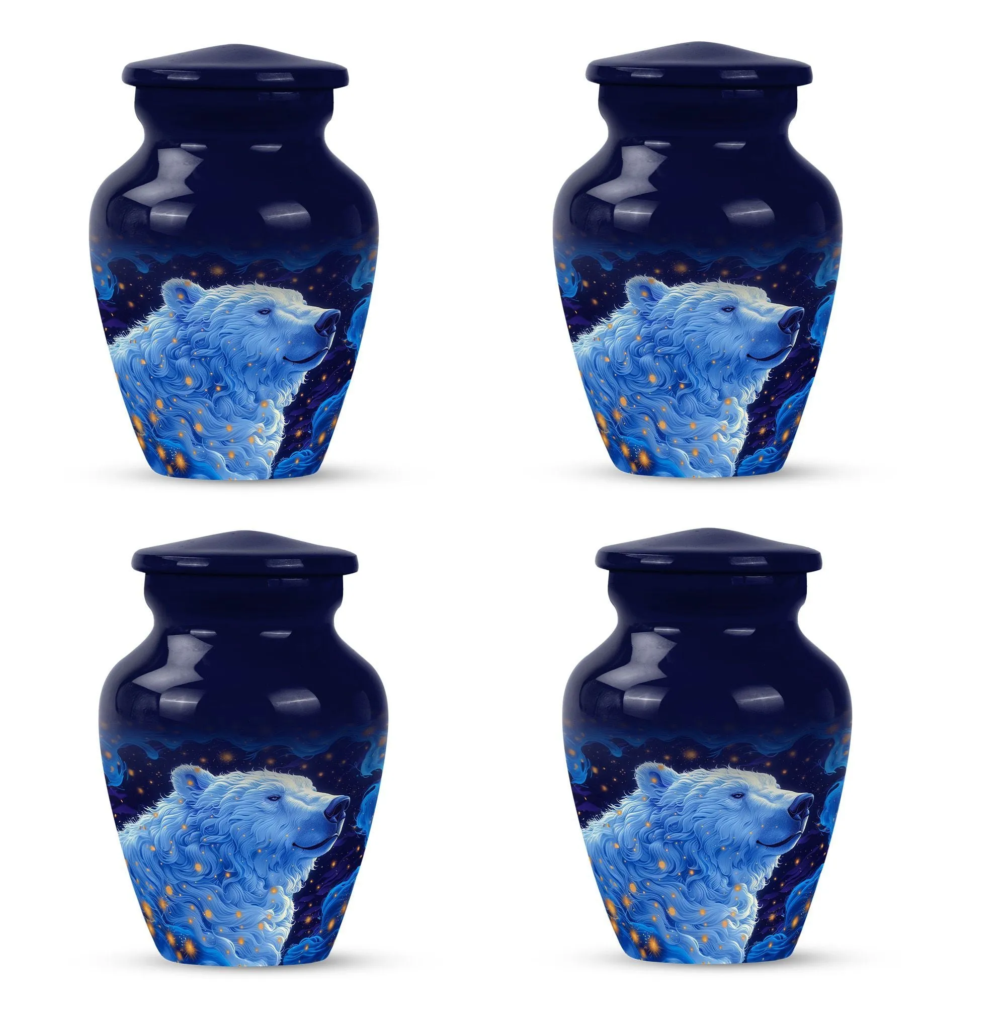 Eternal Peace: Bear Memoriam - Cherished Mom's Cremation Urn