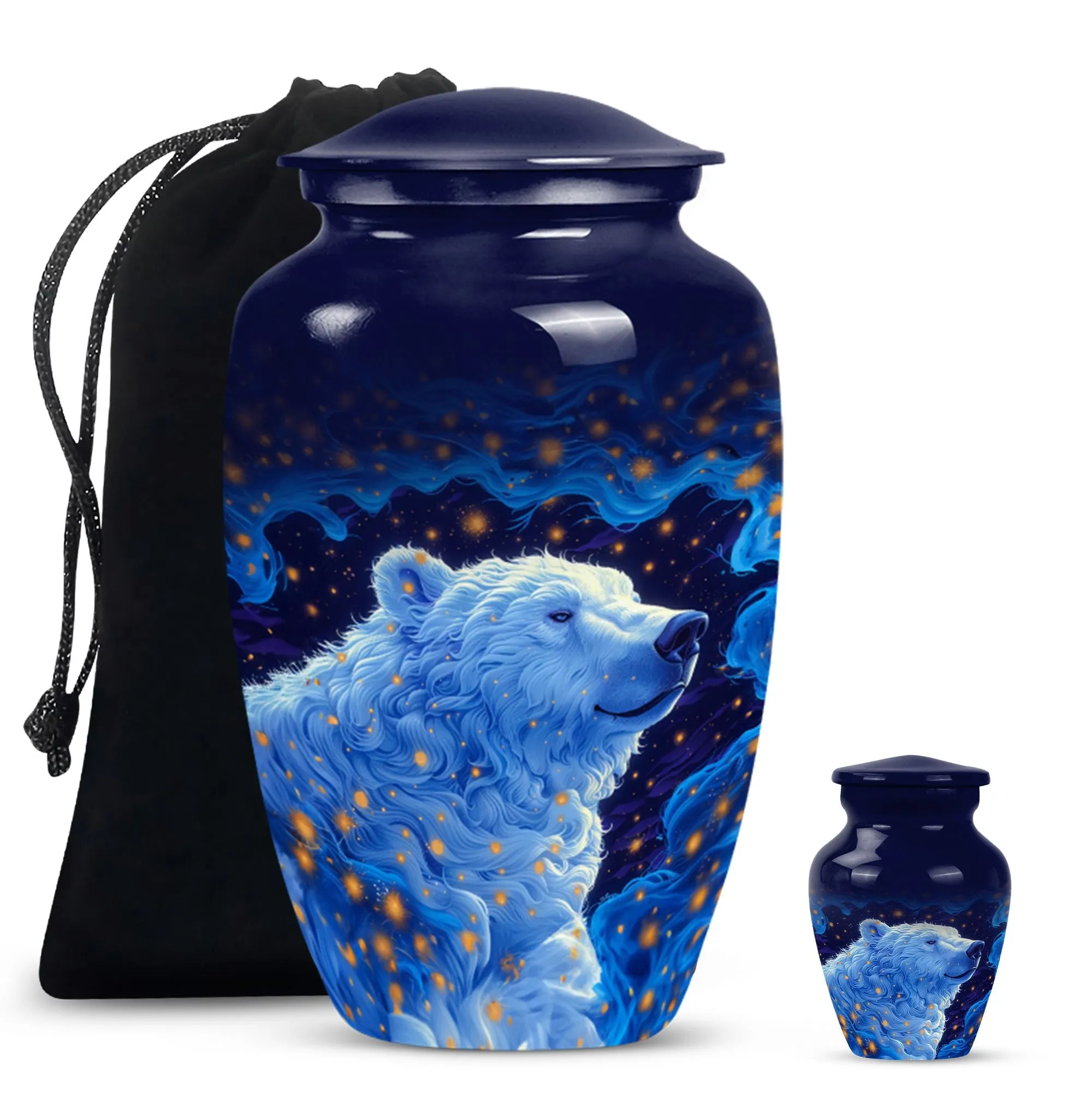 Eternal Peace: Bear Memoriam - Cherished Mom's Cremation Urn