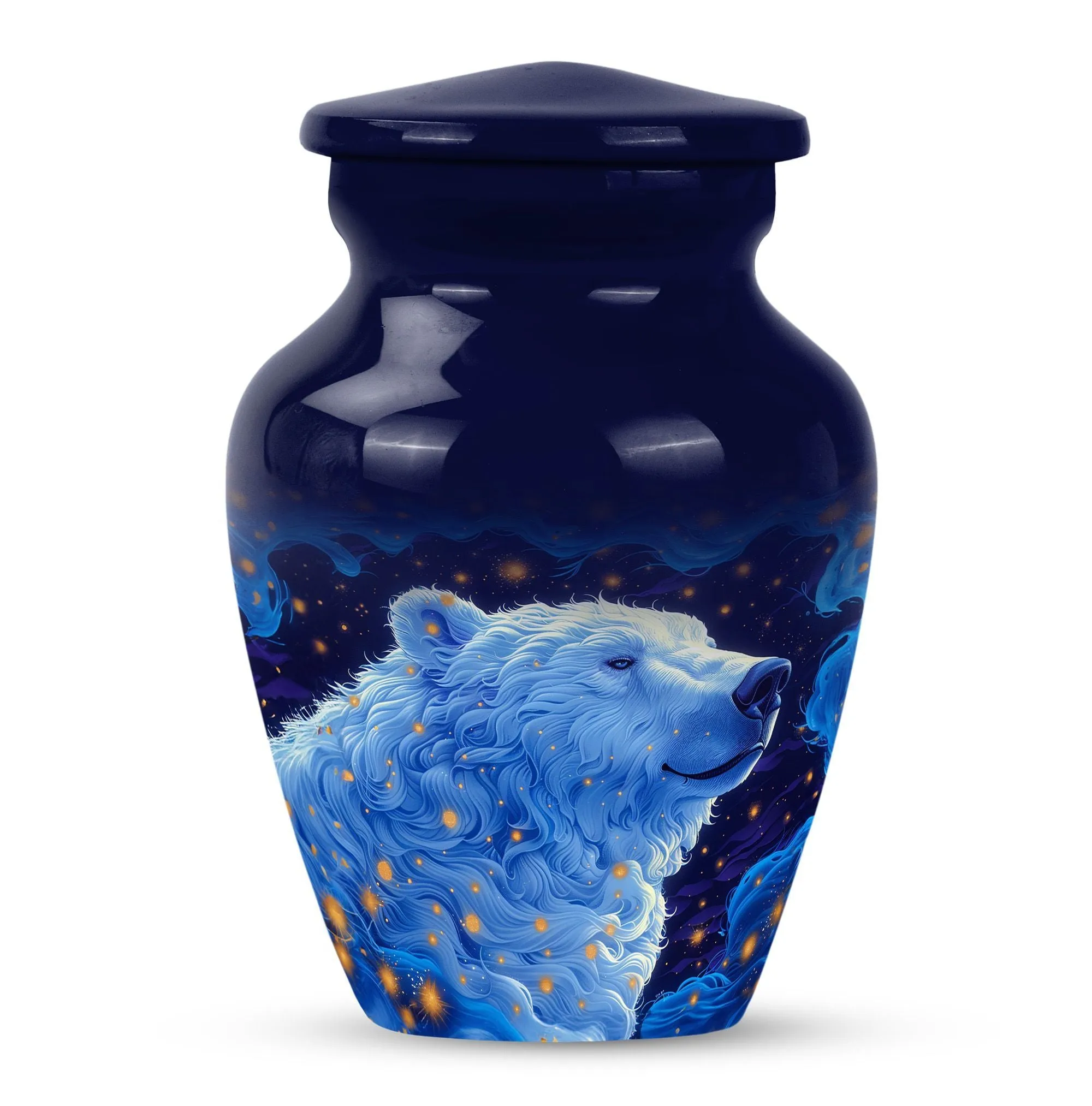 Eternal Peace: Bear Memoriam - Cherished Mom's Cremation Urn