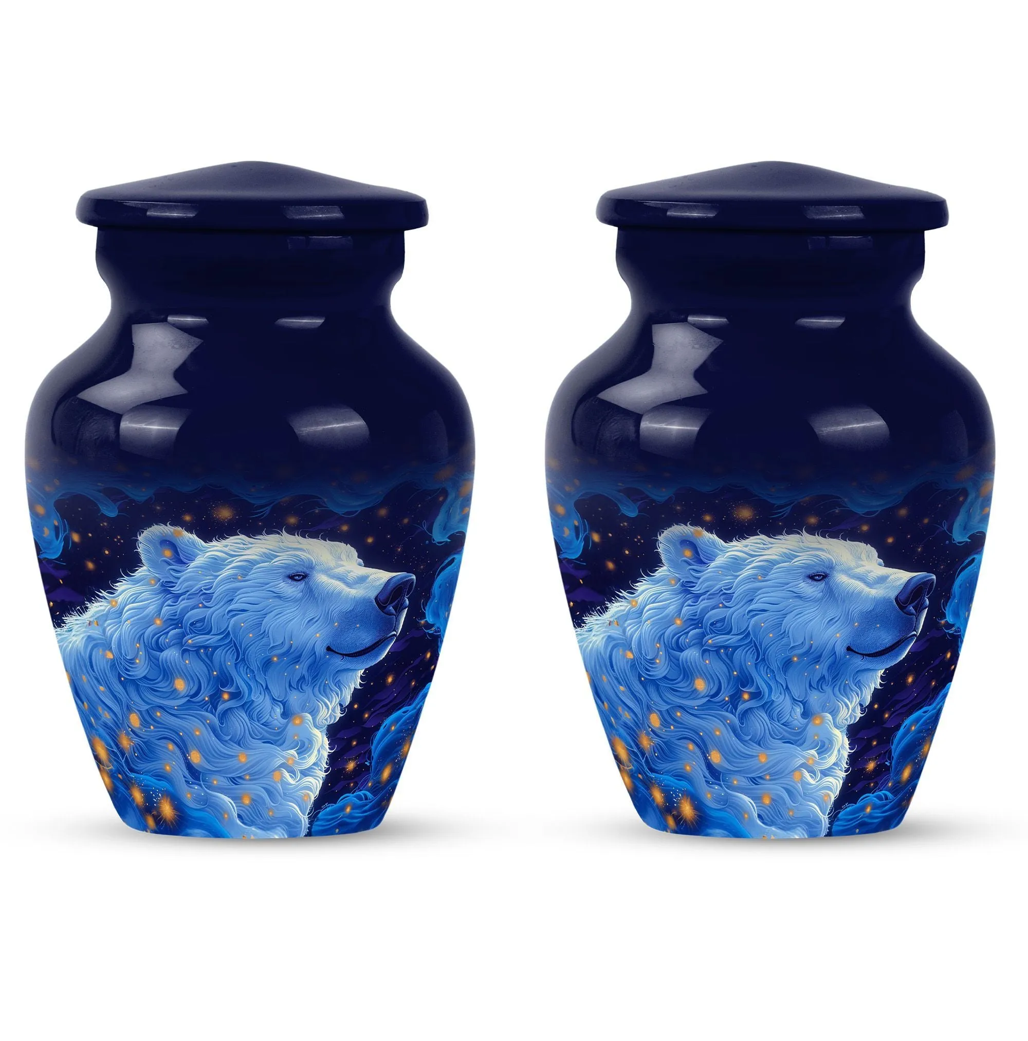 Eternal Peace: Bear Memoriam - Cherished Mom's Cremation Urn