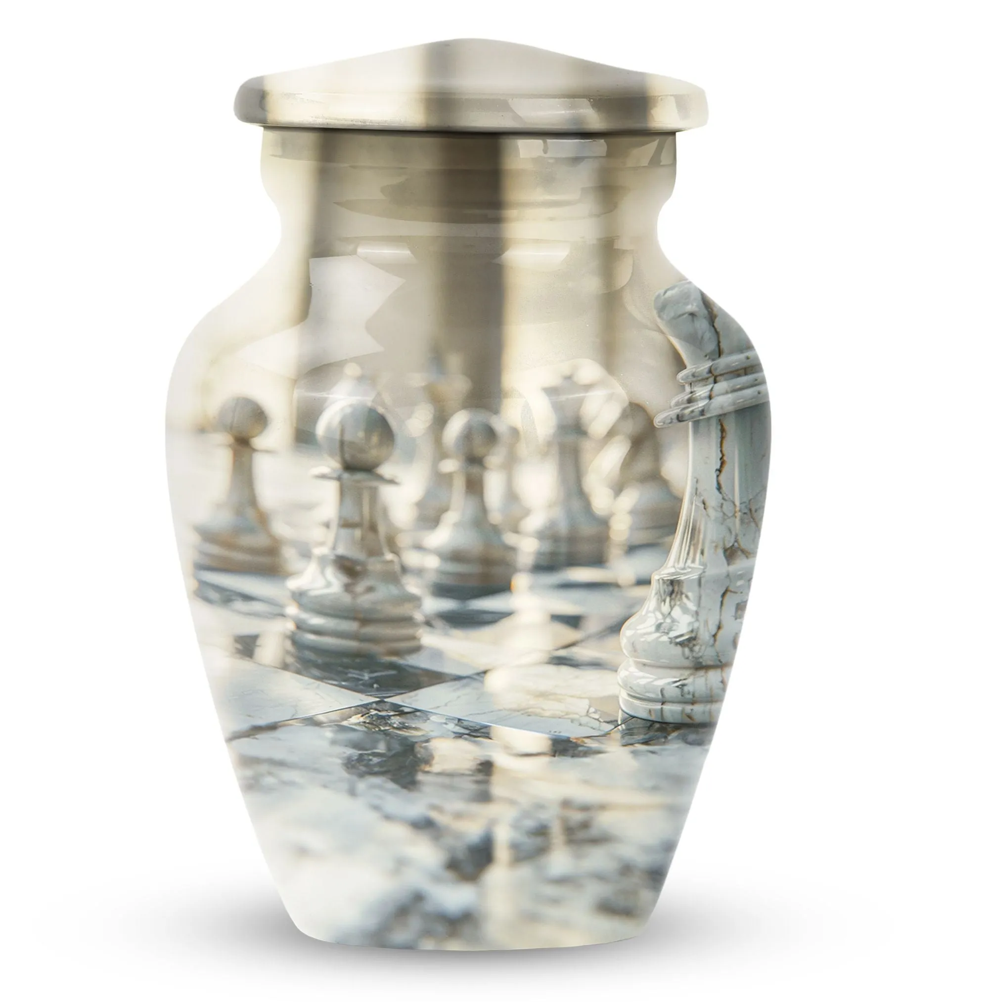 Eternal Rest Abstract Urn: Funeral Cremation Urn