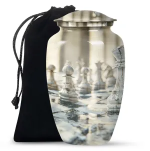 Eternal Rest Abstract Urn: Funeral Cremation Urn
