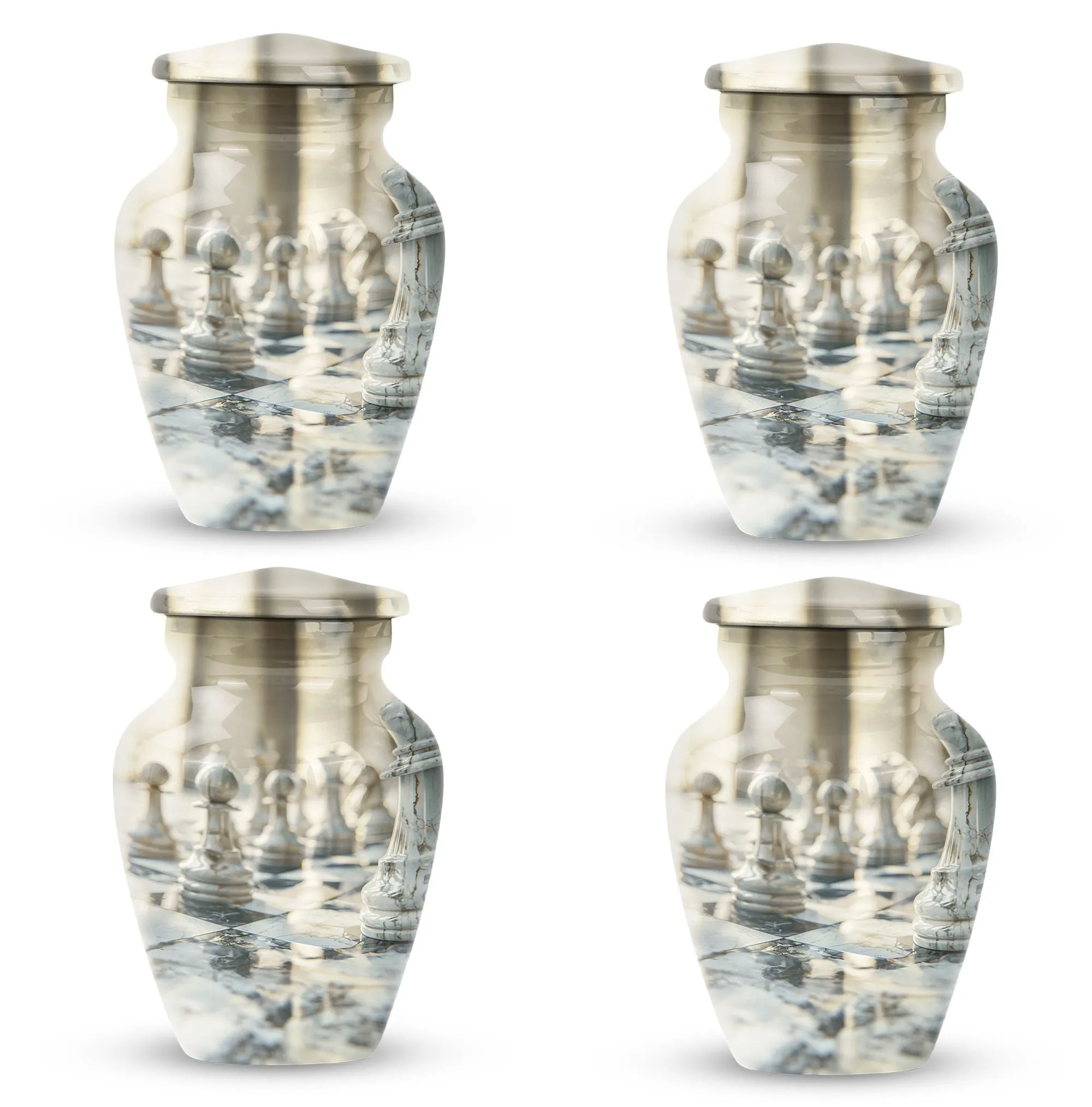 Eternal Rest Abstract Urn: Funeral Cremation Urn