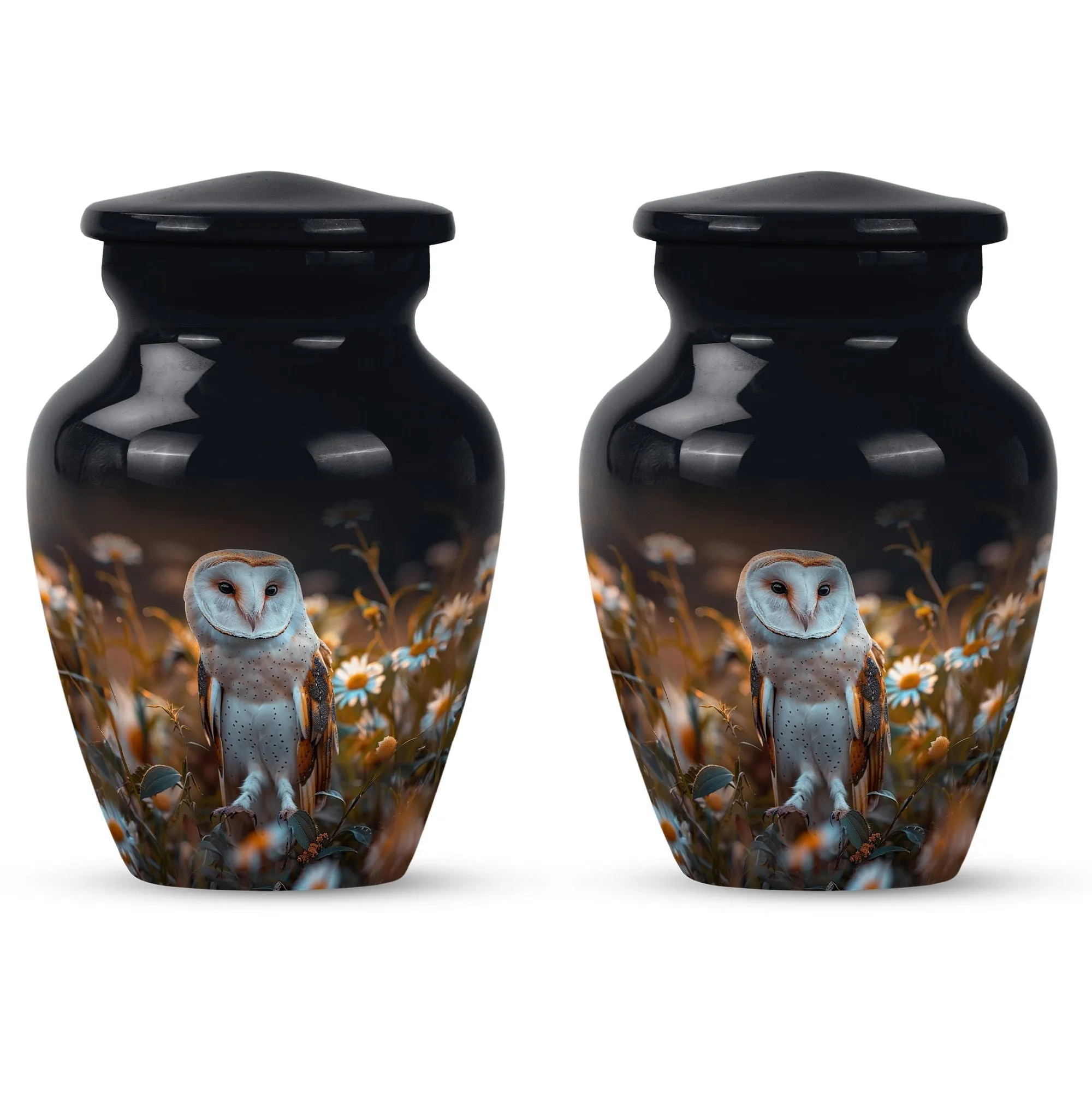 Eternal Rest - Classic Barn Owl Adult Cremation Urn for Women