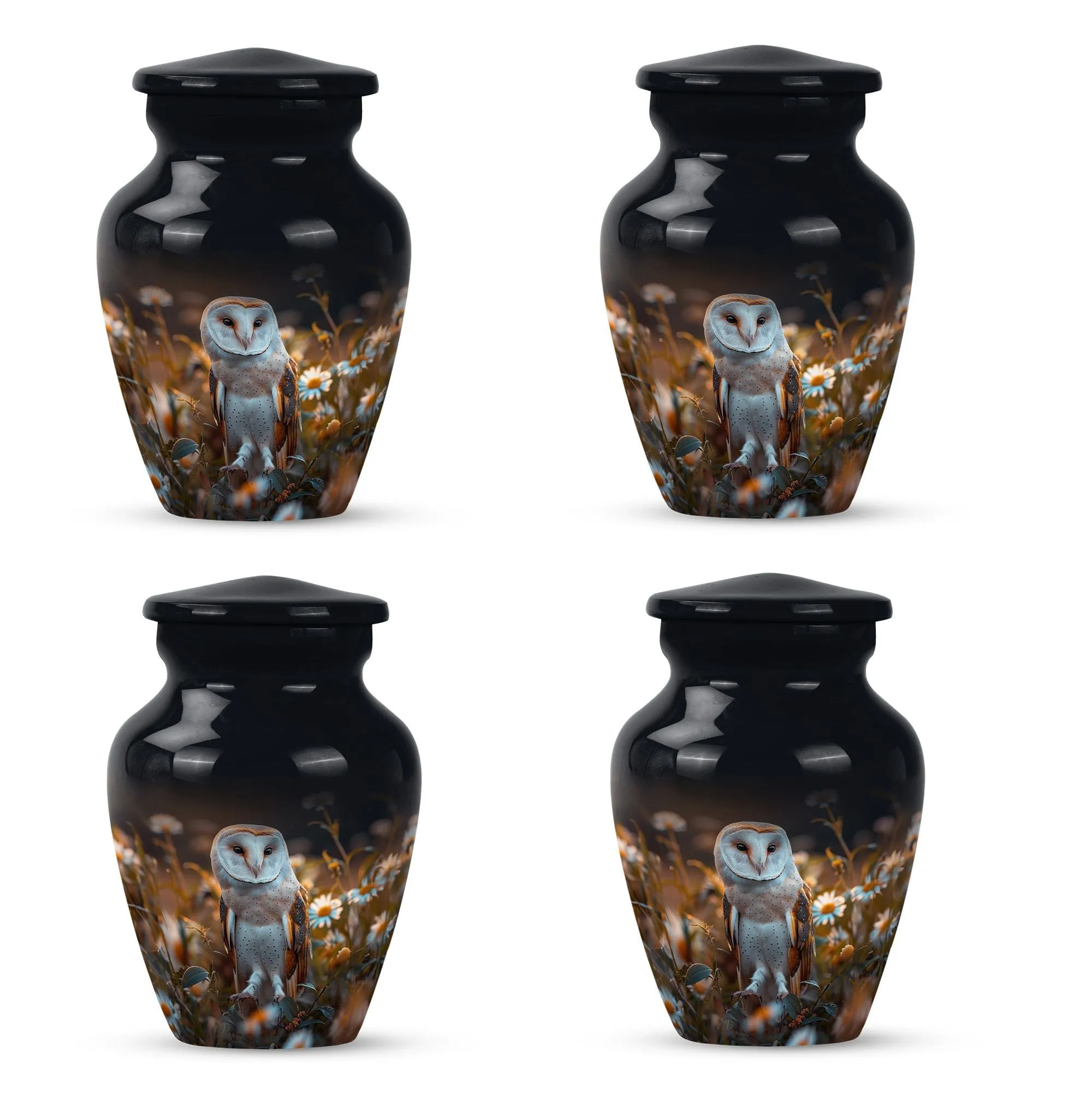 Eternal Rest - Classic Barn Owl Adult Cremation Urn for Women