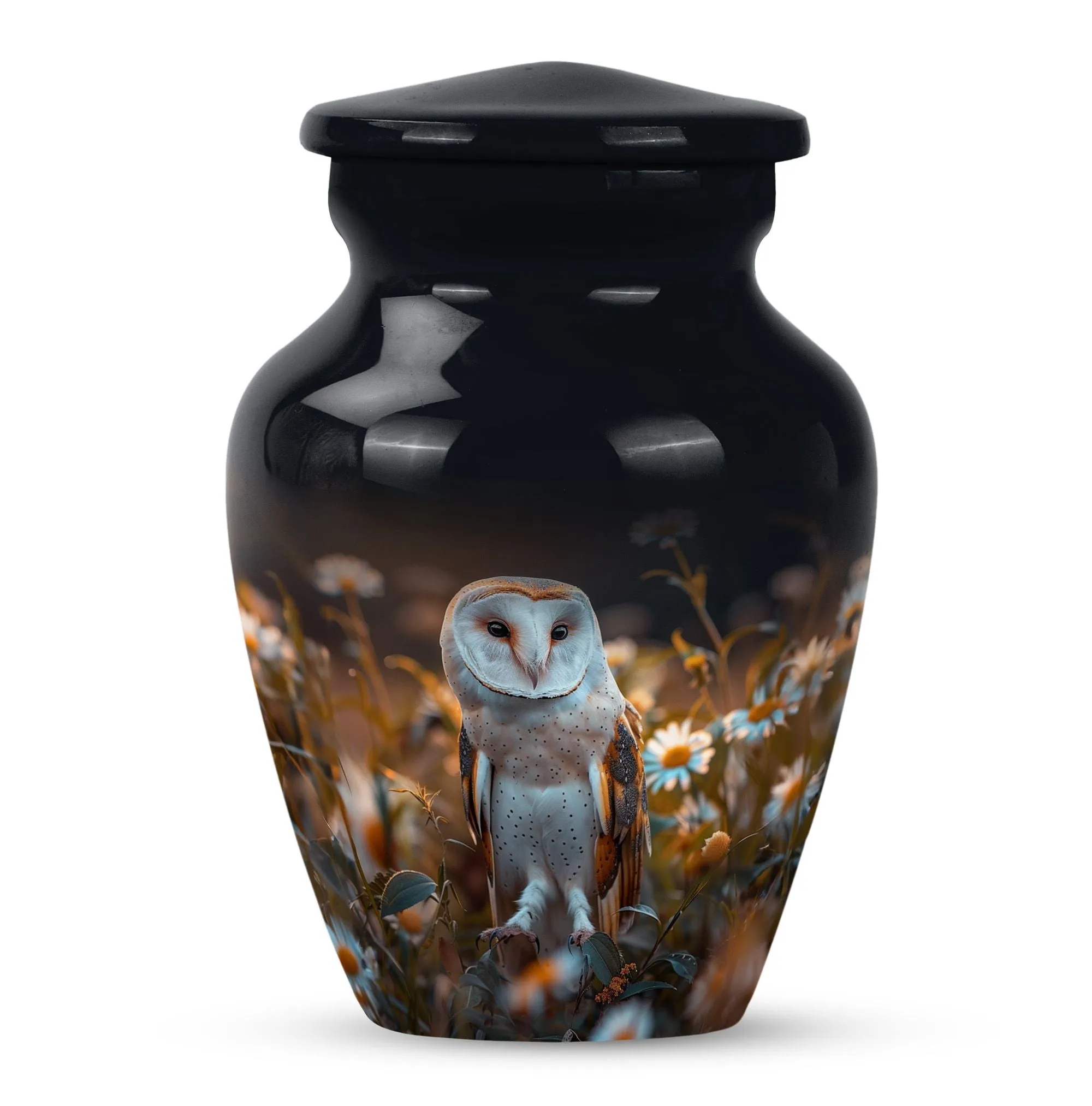 Eternal Rest - Classic Barn Owl Adult Cremation Urn for Women