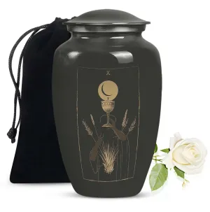 Eternal Sanctuary Tarot Urn: Cremation Accessory for Adults