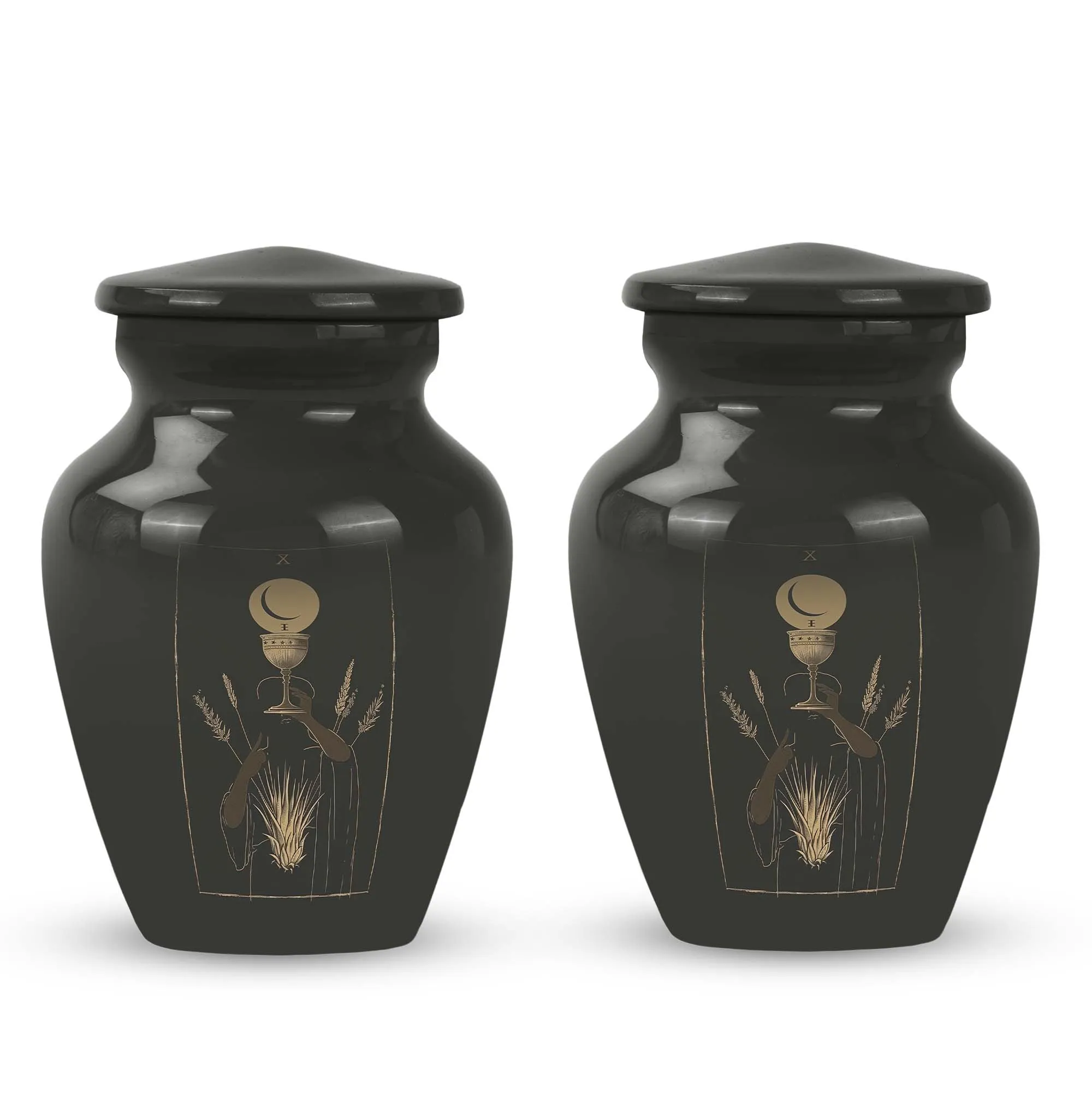 Eternal Sanctuary Tarot Urn: Cremation Accessory for Adults
