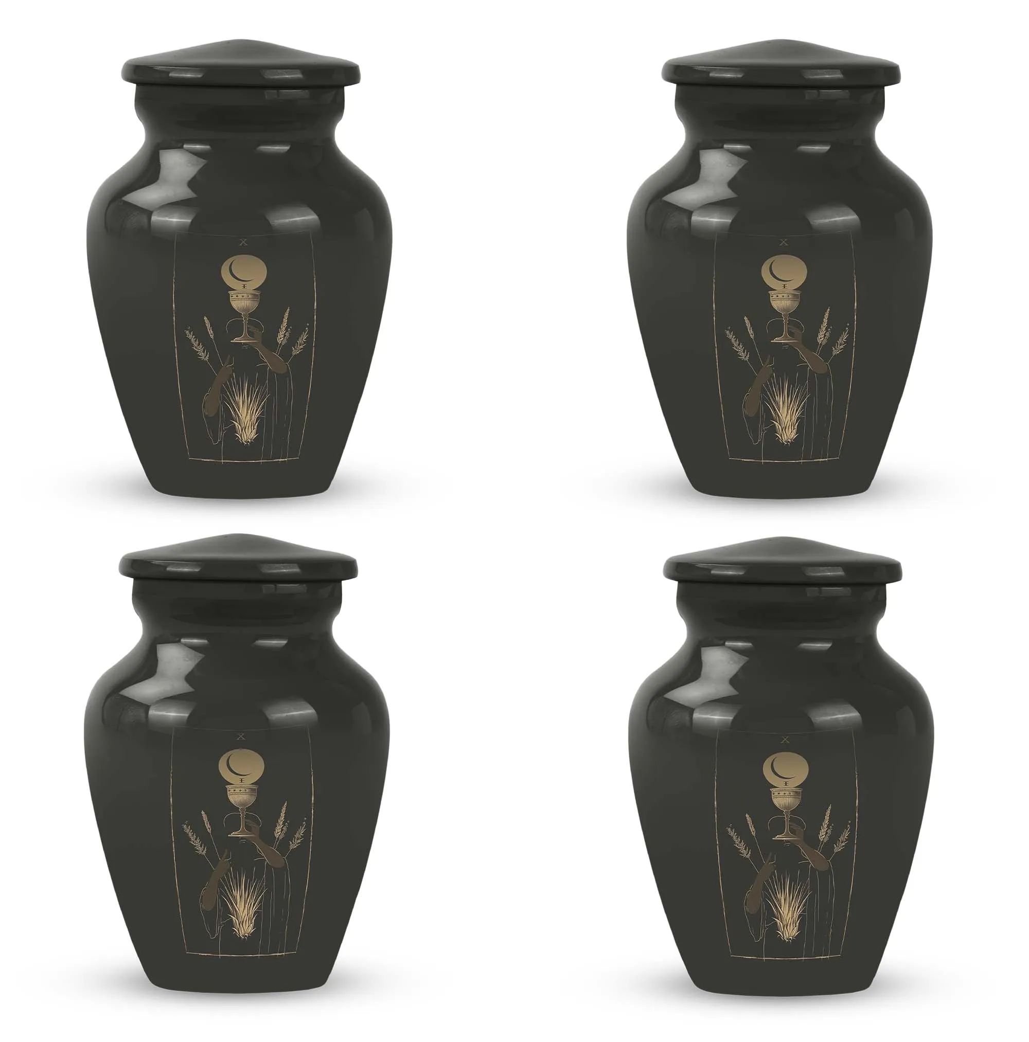 Eternal Sanctuary Tarot Urn: Cremation Accessory for Adults