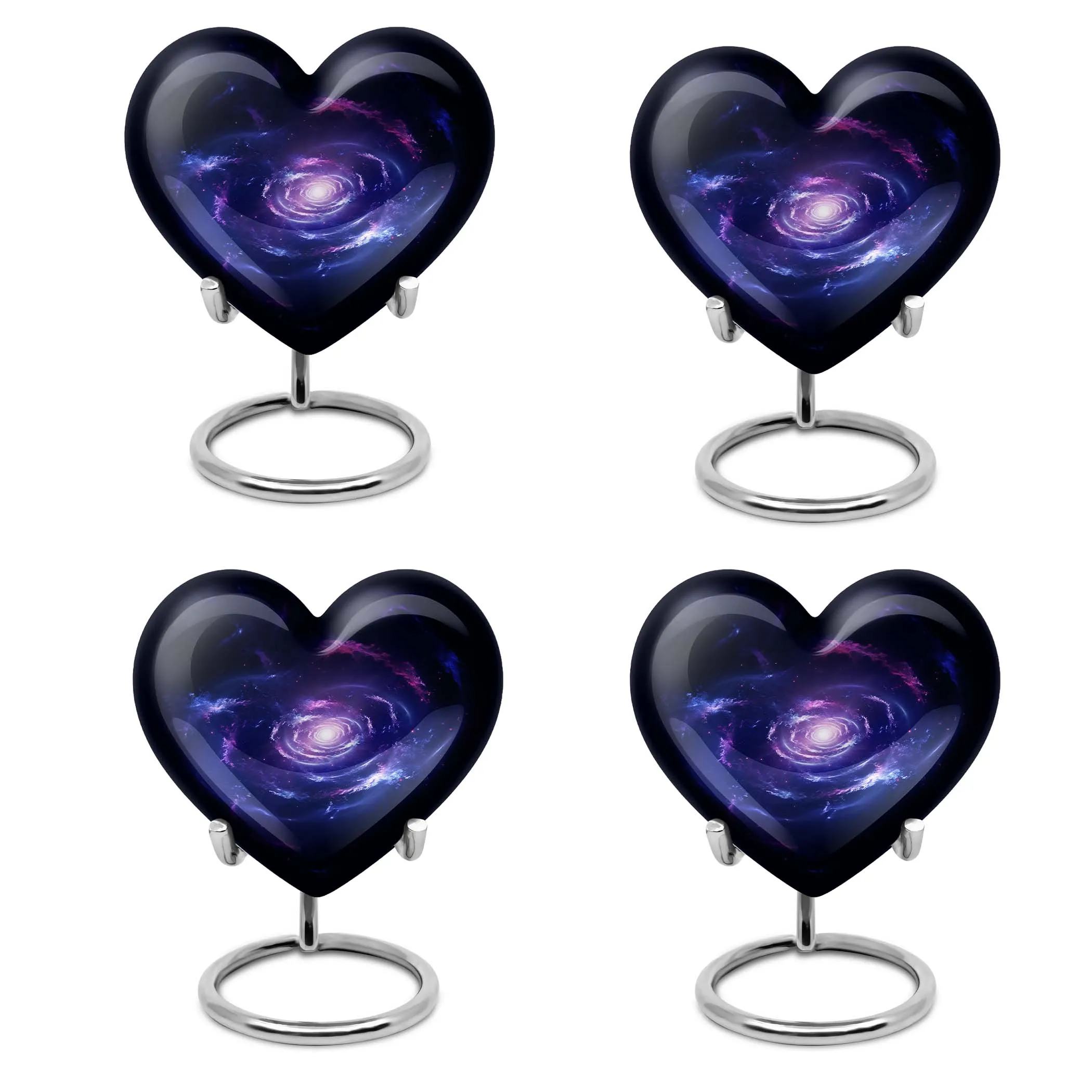 Eternal Serenity: Galaxy Urn Purple Meadow Design