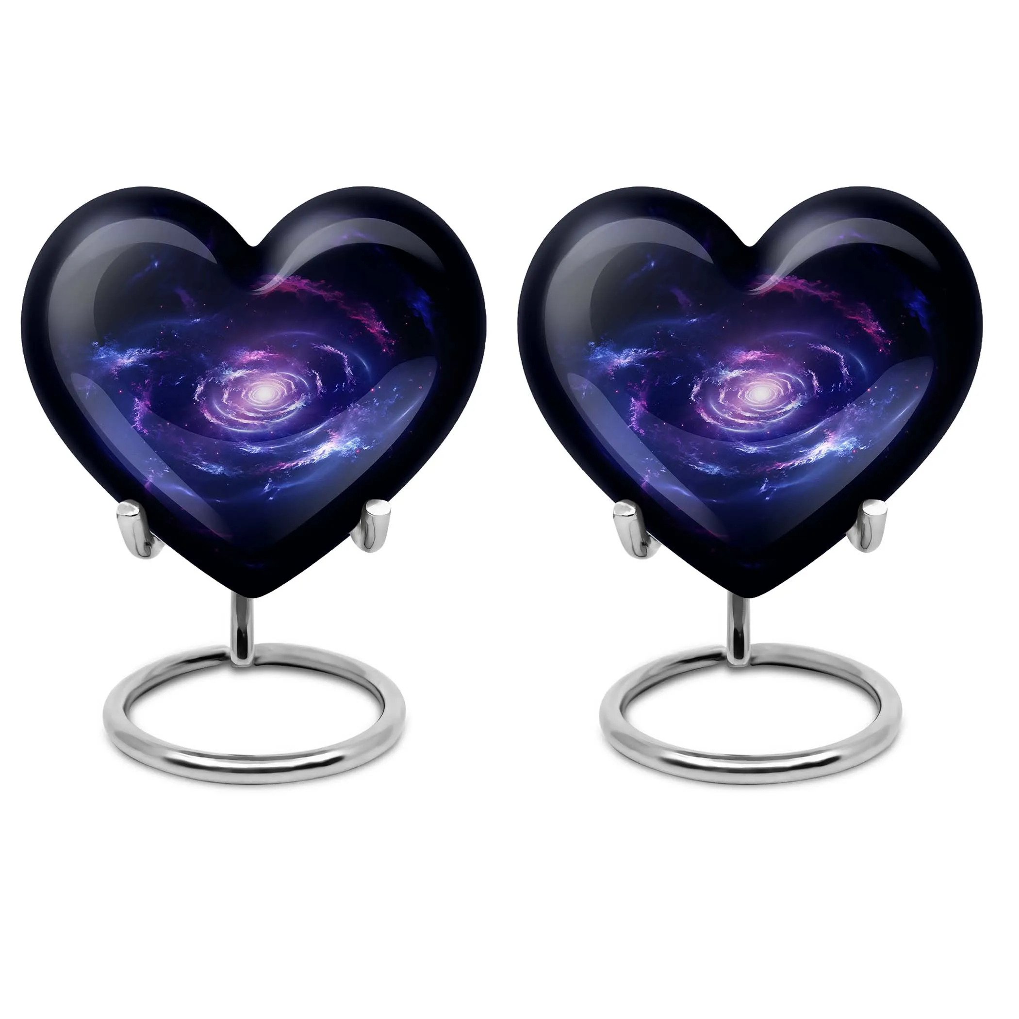 Eternal Serenity: Galaxy Urn Purple Meadow Design