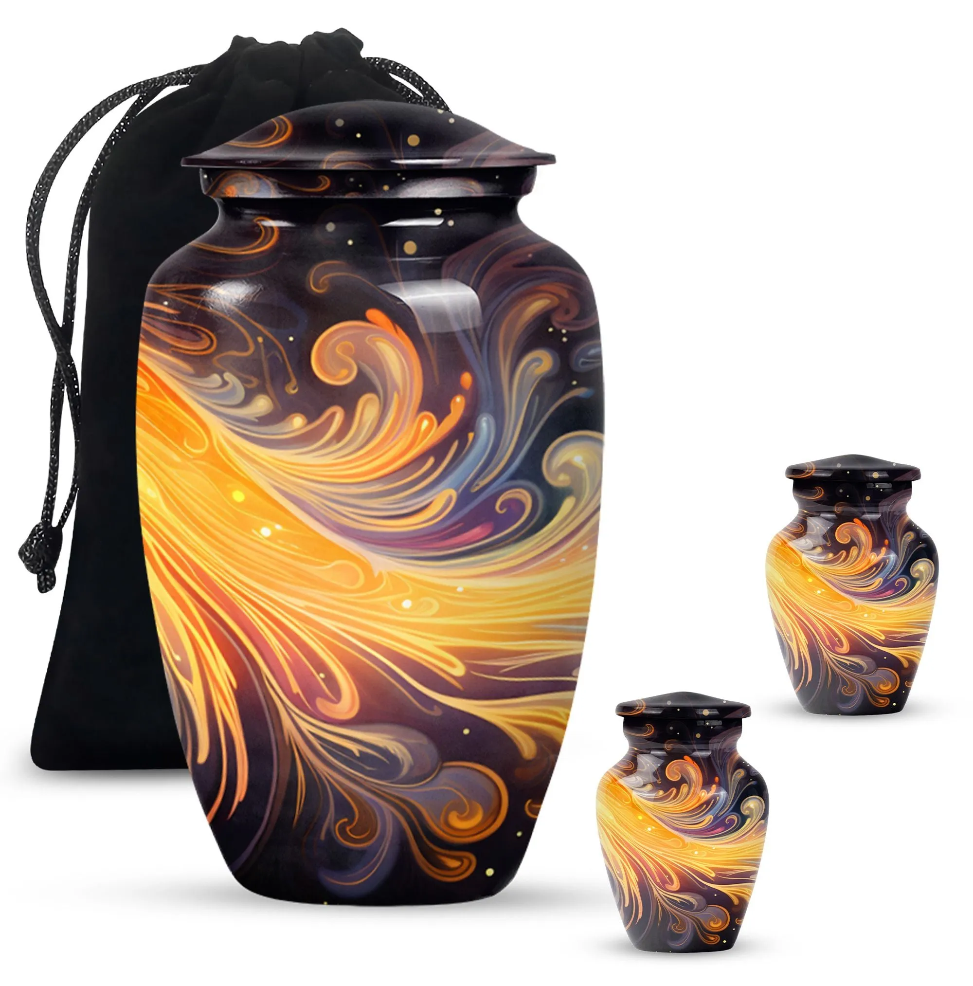 Eternity Keeper: The Abstract Memorial Large Urn for Human Ashes