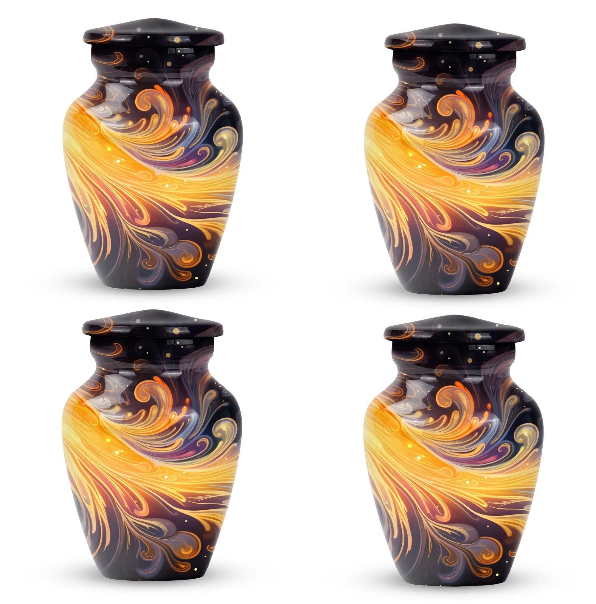Eternity Keeper: The Abstract Memorial Large Urn for Human Ashes