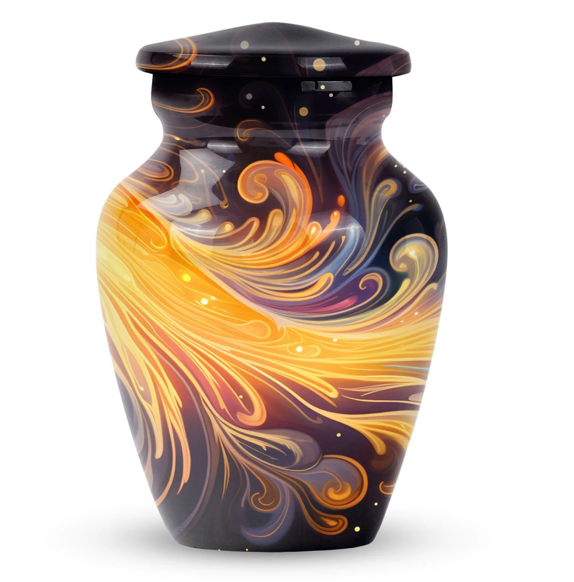 Eternity Keeper: The Abstract Memorial Large Urn for Human Ashes