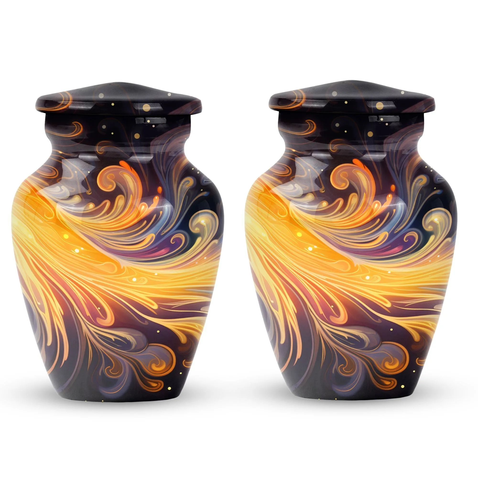 Eternity Keeper: The Abstract Memorial Large Urn for Human Ashes
