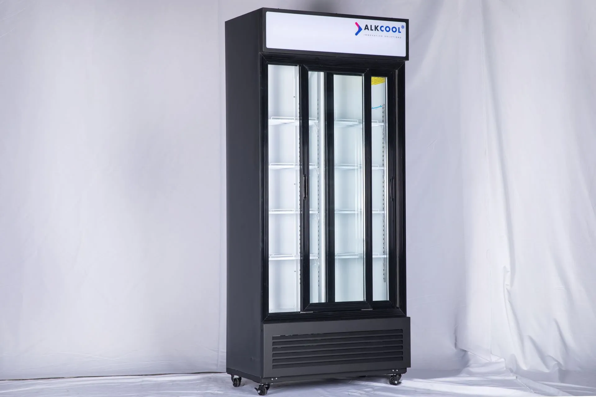 FINAL SALES SGDRX(S) 36'' Width Two section sliding glass door refrigerator ETL Approval