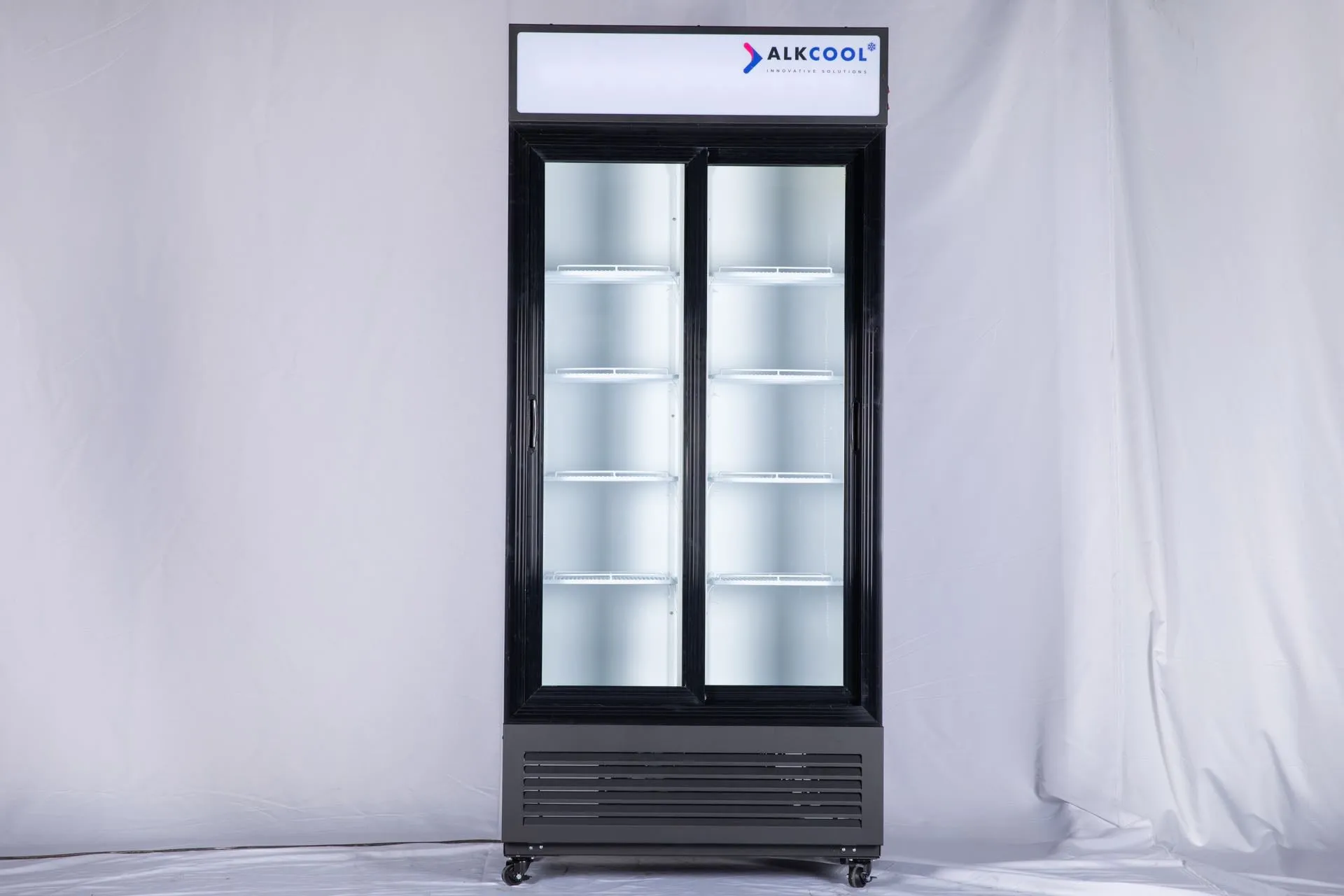 FINAL SALES SGDRX(S) 36'' Width Two section sliding glass door refrigerator ETL Approval