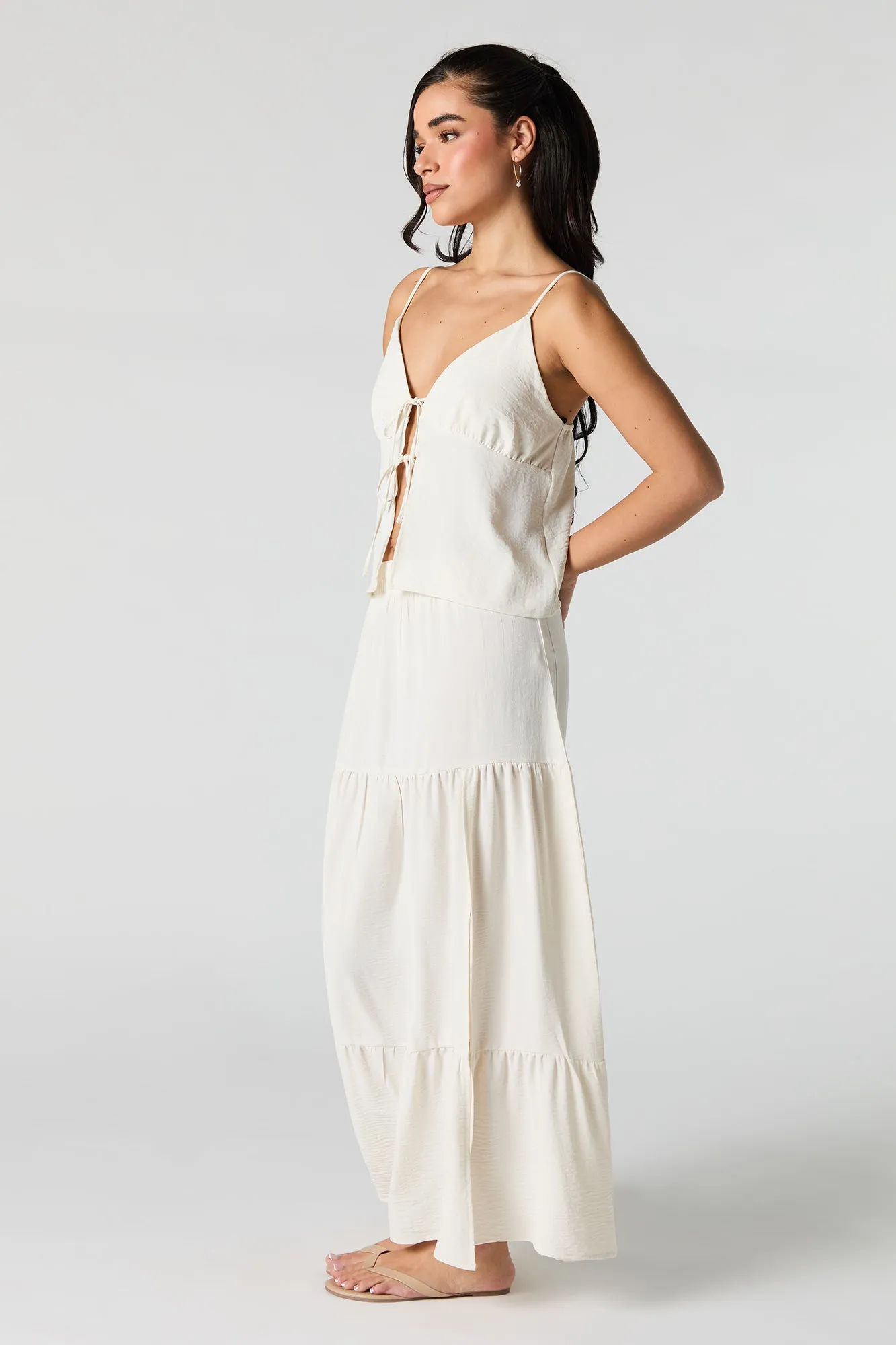 Flowy Tiered Maxi Skirt