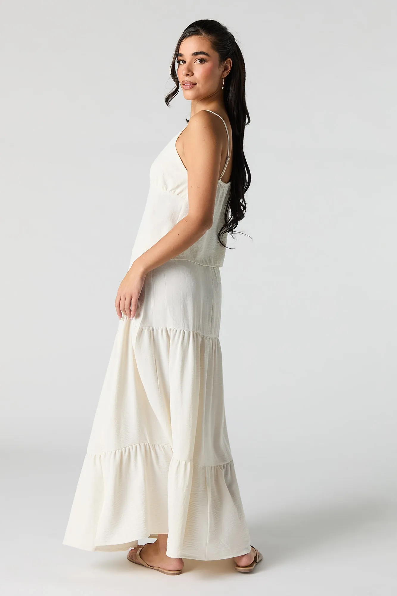 Flowy Tiered Maxi Skirt