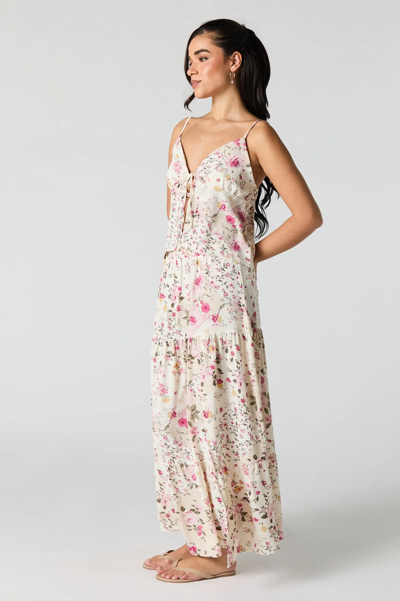 Flowy Tiered Maxi Skirt