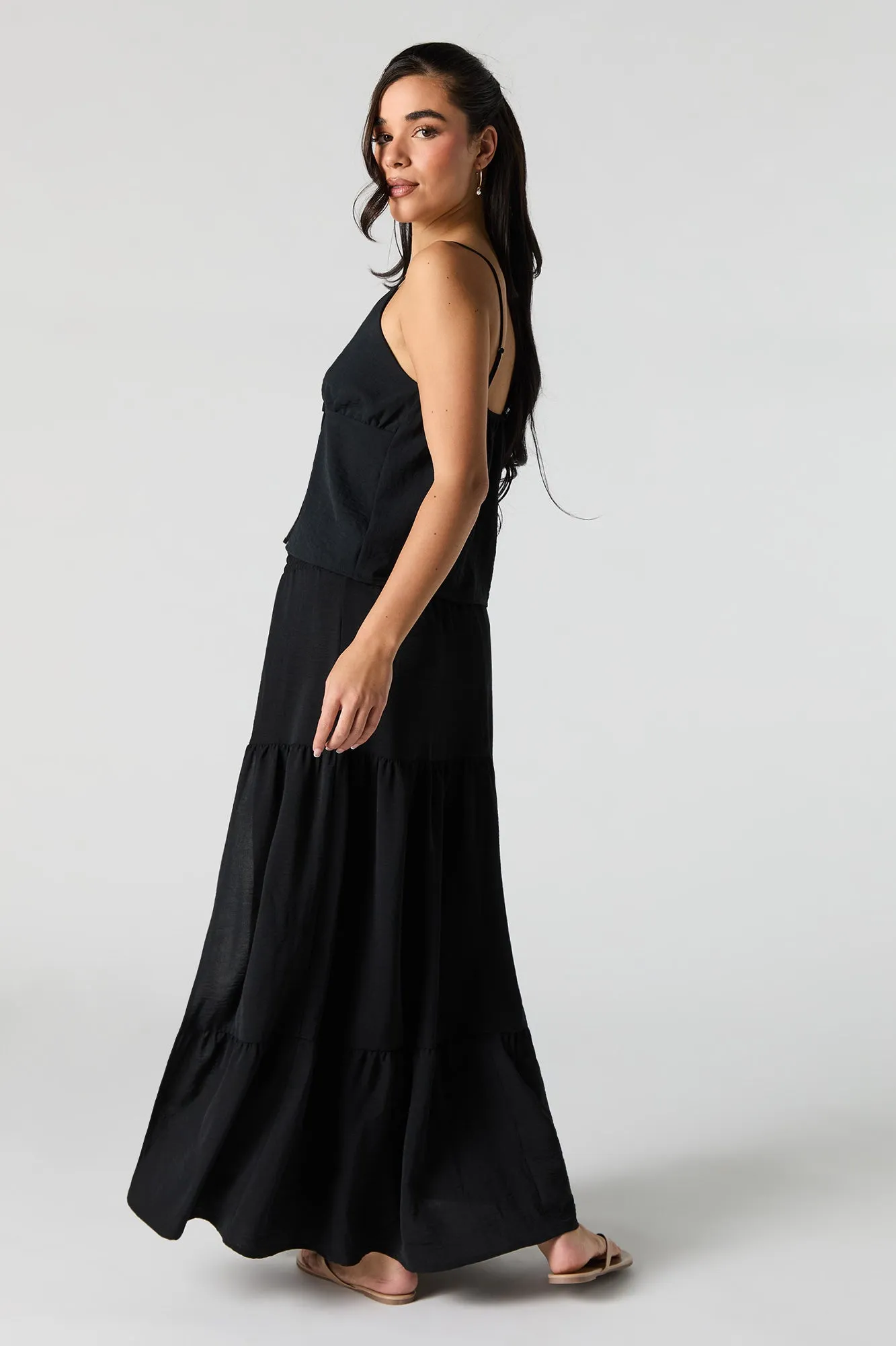 Flowy Tiered Maxi Skirt