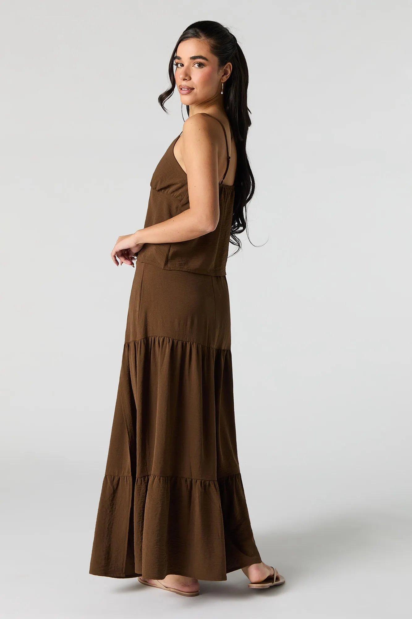 Flowy Tiered Maxi Skirt