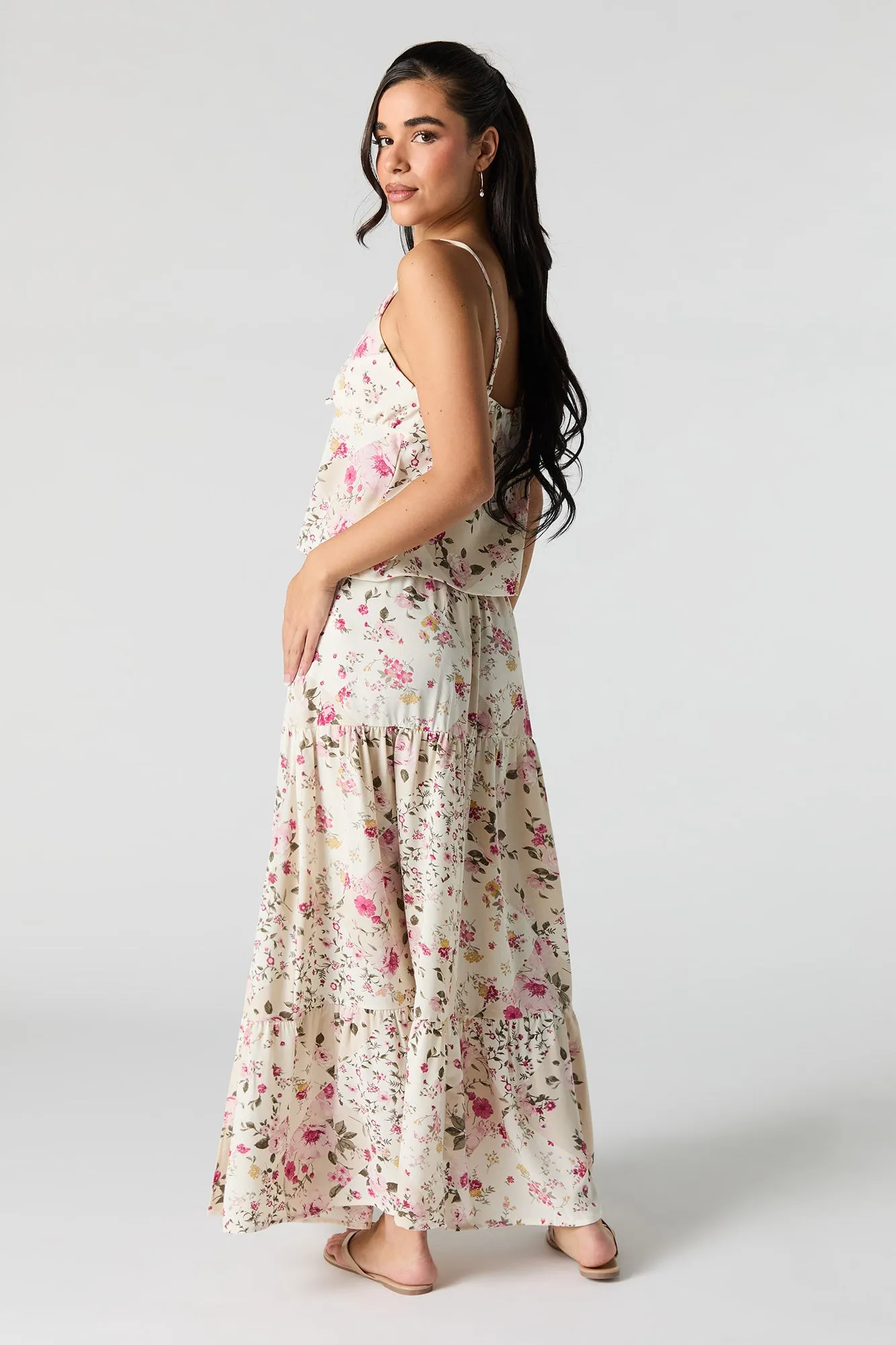 Flowy Tiered Maxi Skirt