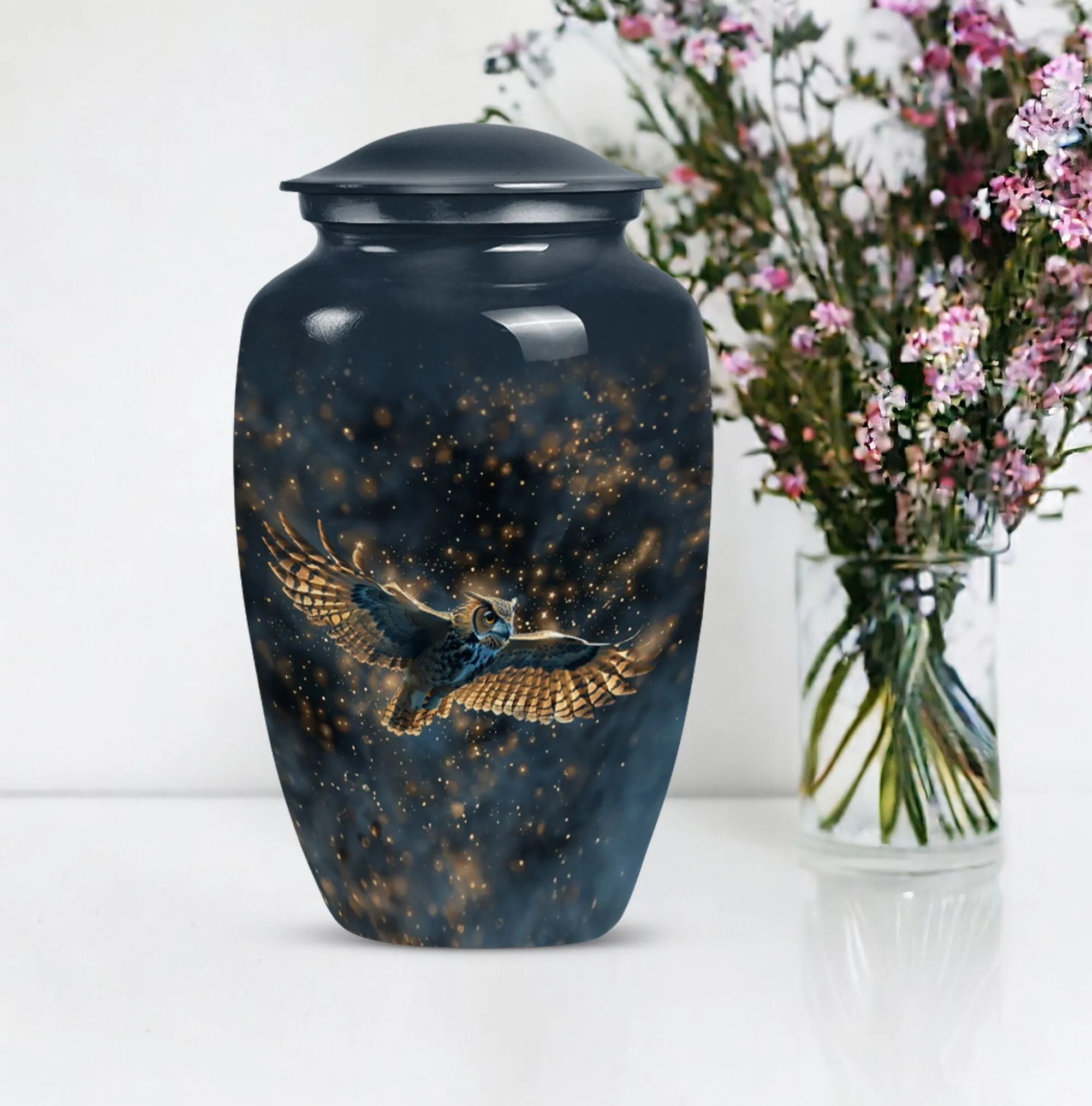 Forever Memories Owl Cremation Urn - Keepsake for Eternal Rest