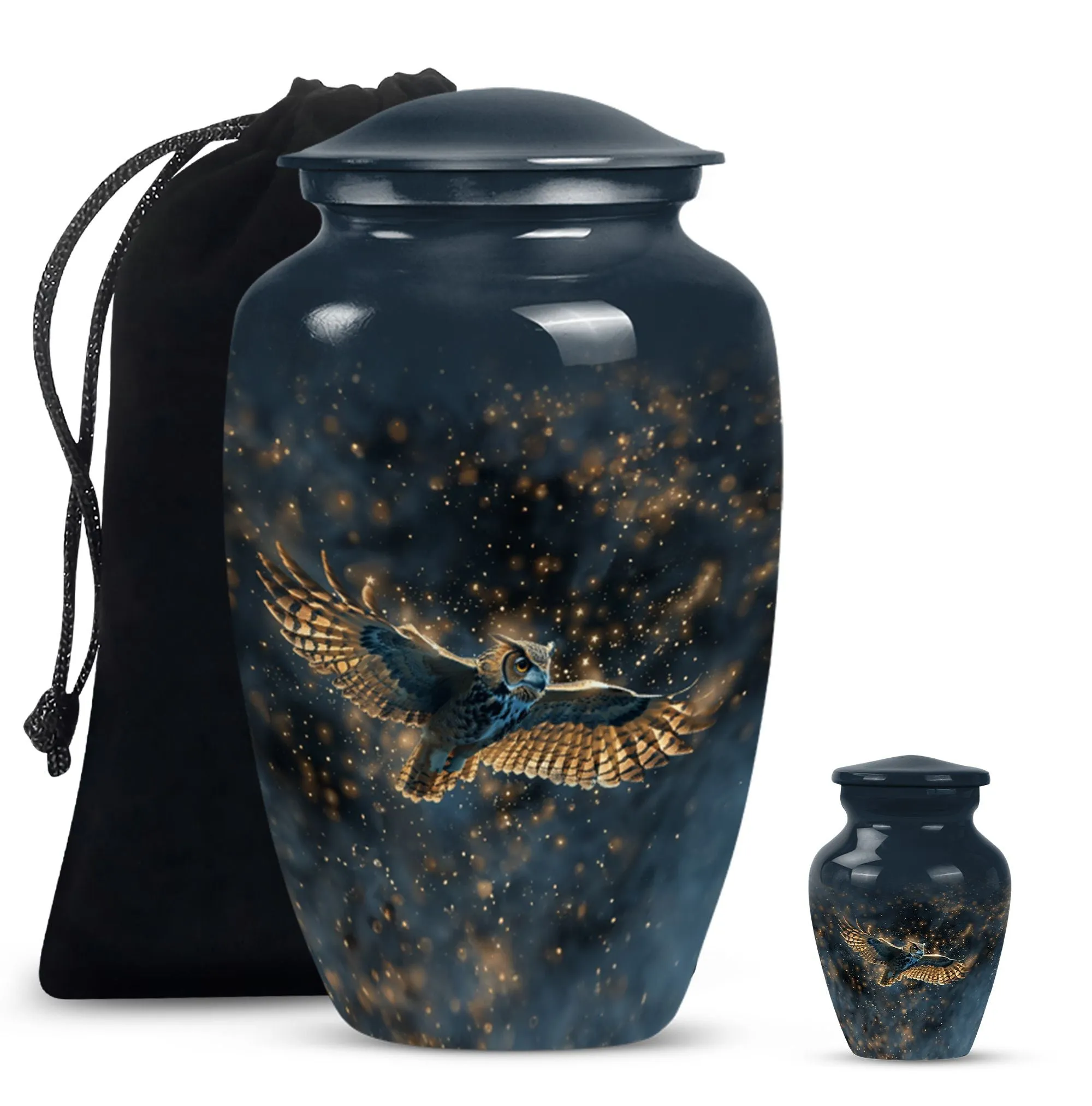 Forever Memories Owl Cremation Urn - Keepsake for Eternal Rest