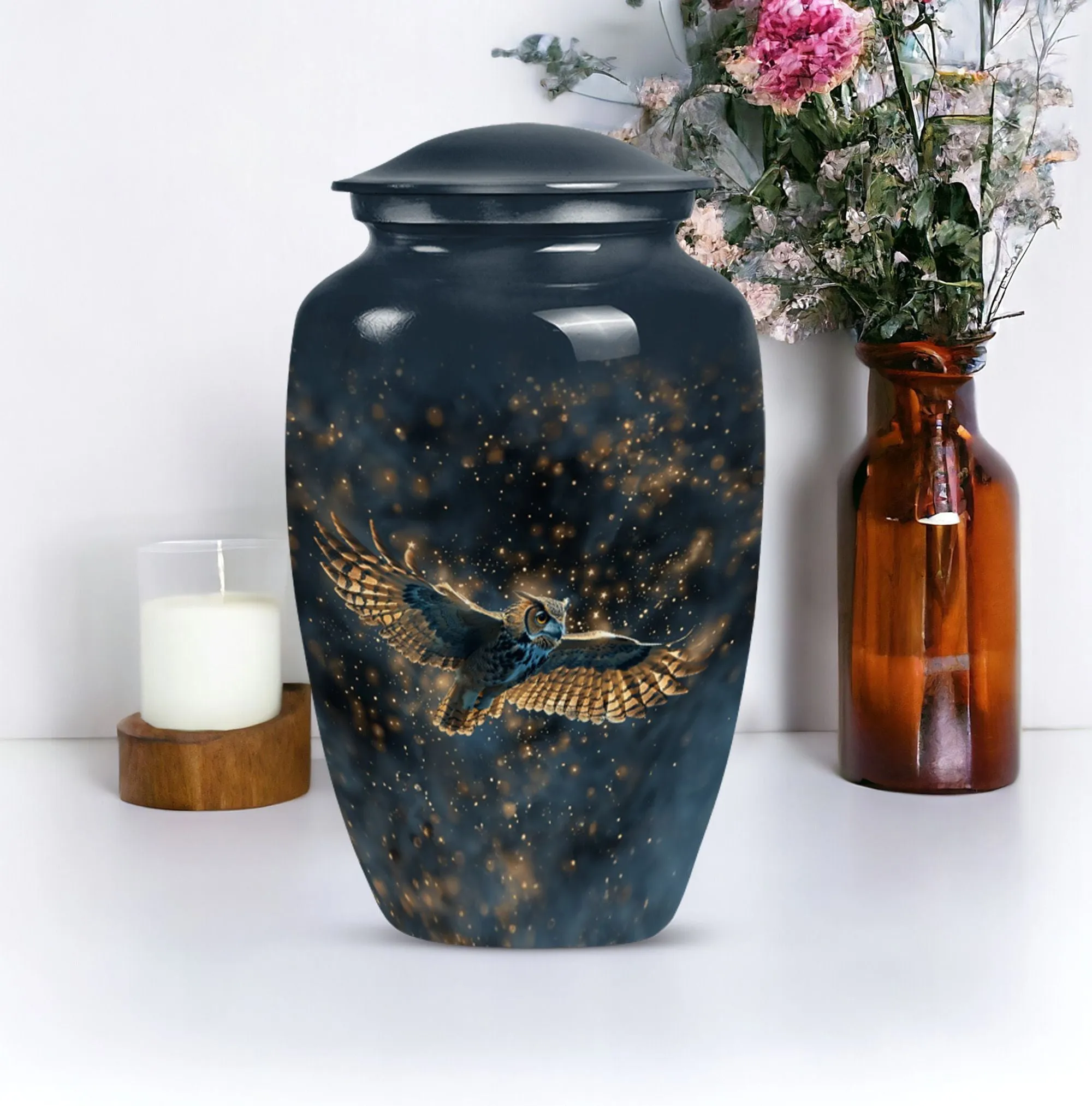 Forever Memories Owl Cremation Urn - Keepsake for Eternal Rest