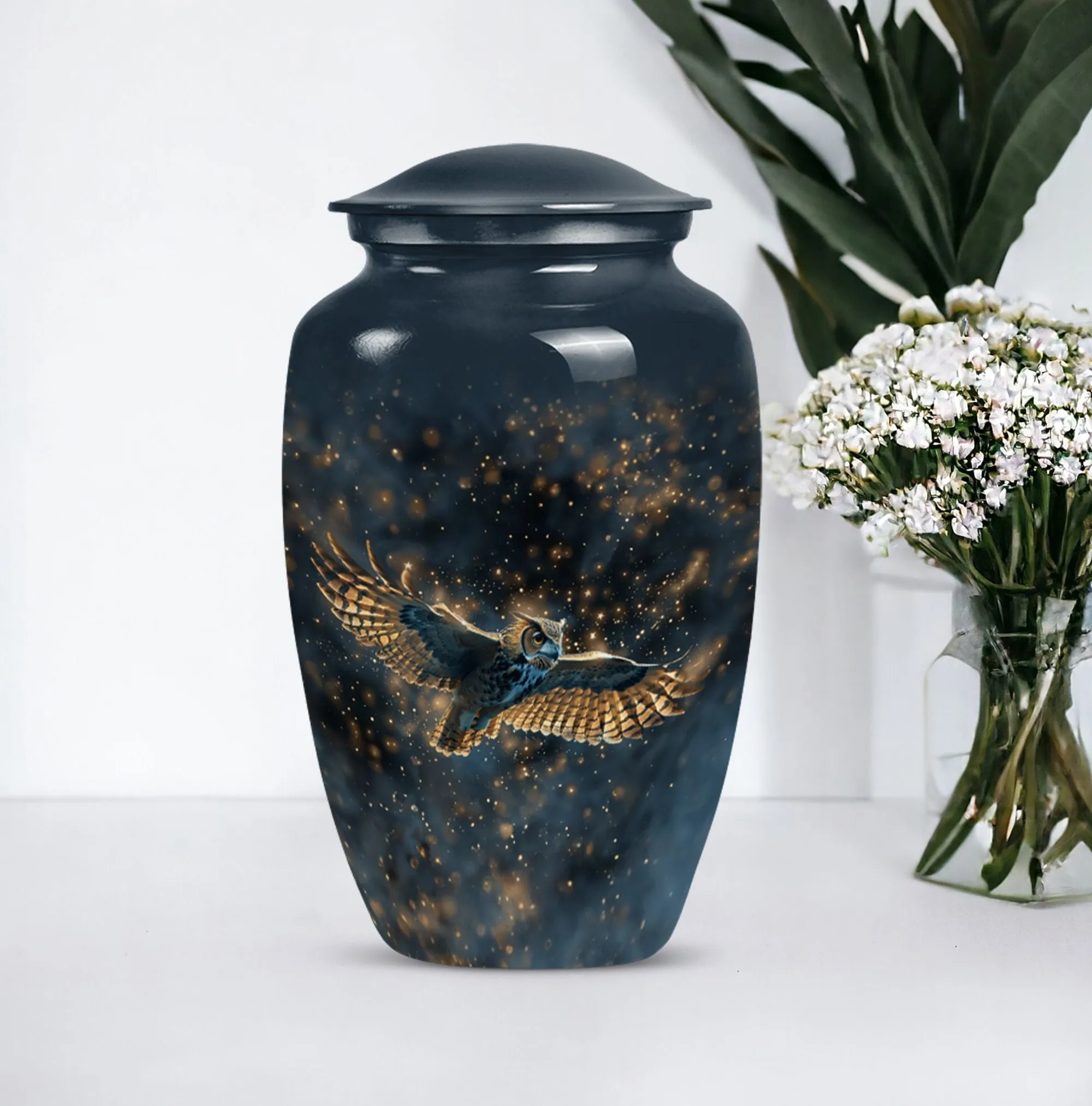 Forever Memories Owl Cremation Urn - Keepsake for Eternal Rest