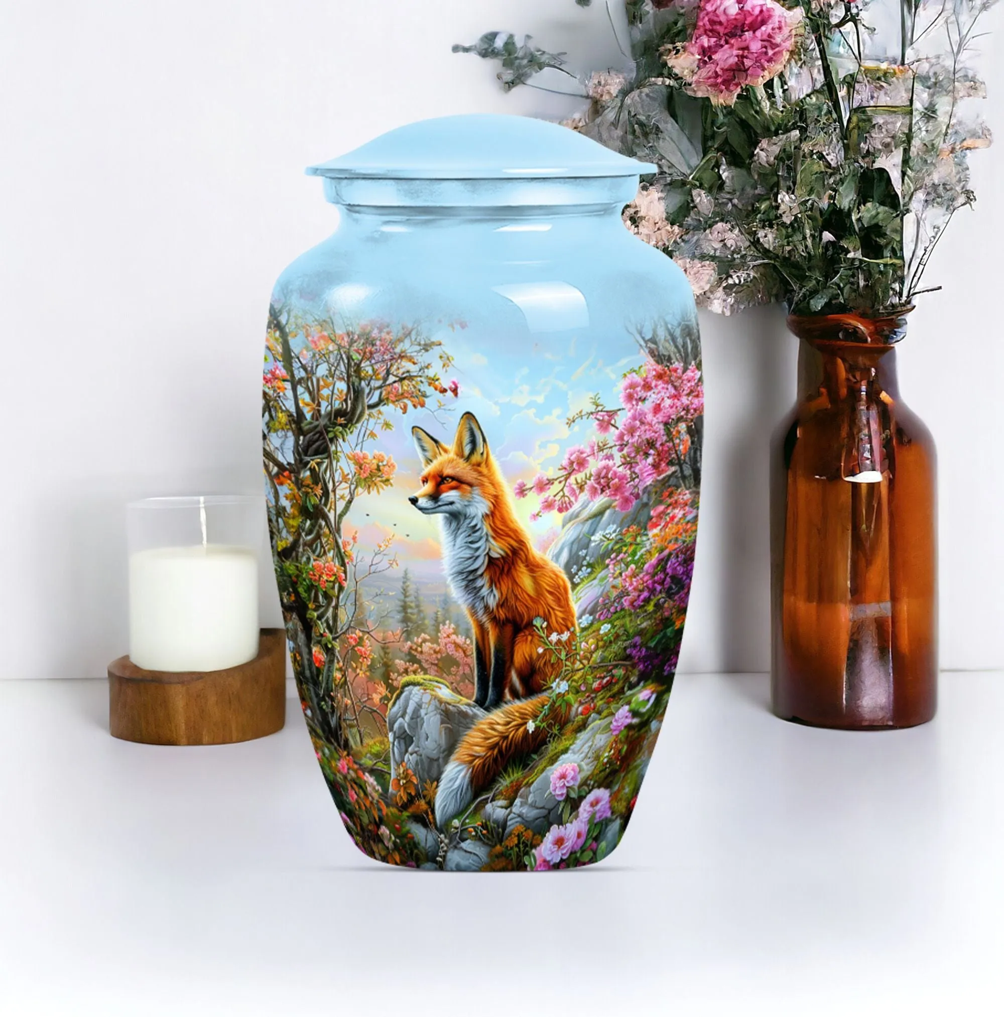Fox Cremation Urn Expressing Feminine Aura: A Subtle Tribute