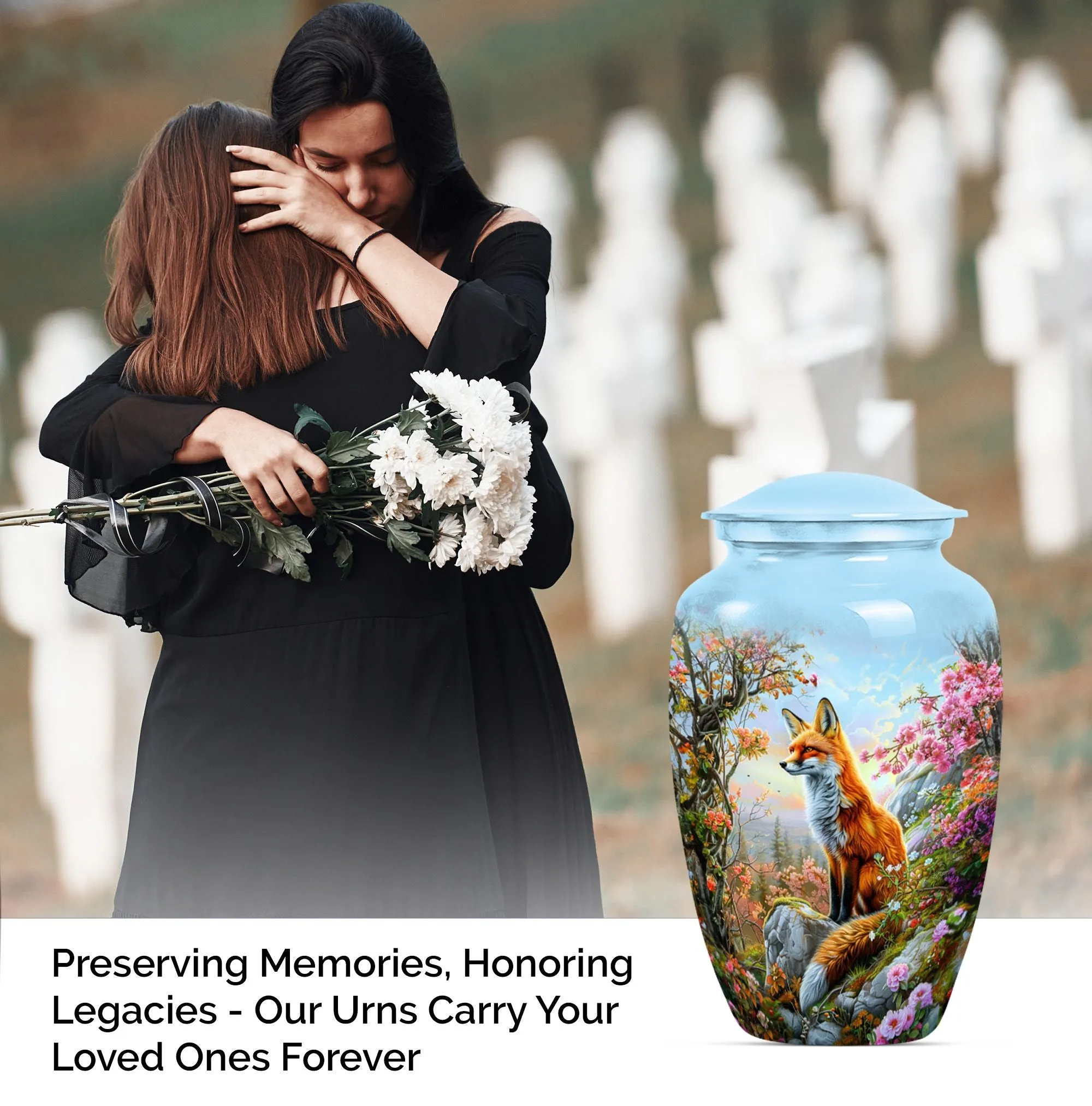 Fox Cremation Urn Expressing Feminine Aura: A Subtle Tribute