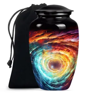 Galaxy Commemoration: Classic Urn for Memorial Tribute