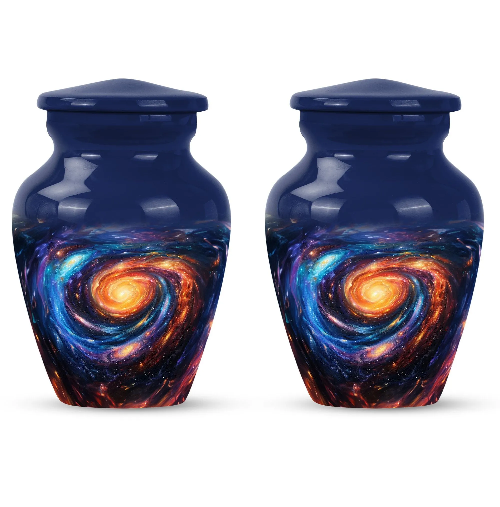 Galaxy Urn - Purple Meadow Memorial Urn For Human Ashes