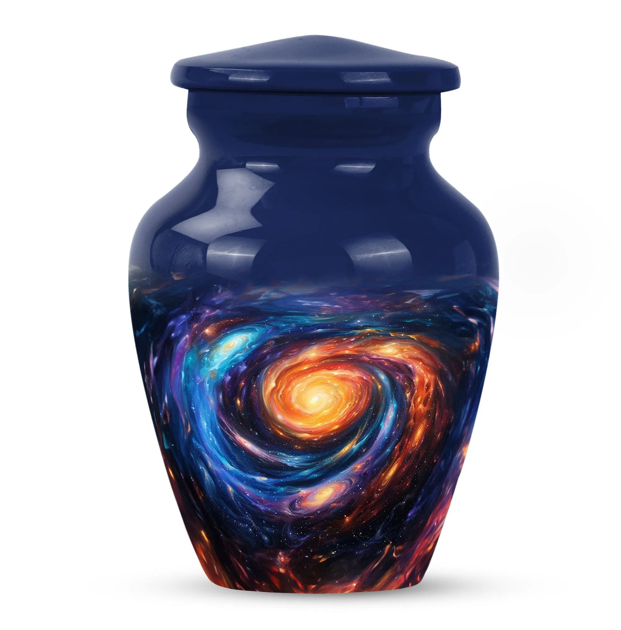 Galaxy Urn - Purple Meadow Memorial Urn For Human Ashes