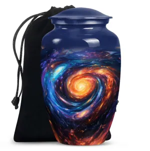 Galaxy Urn - Purple Meadow Memorial Urn For Human Ashes