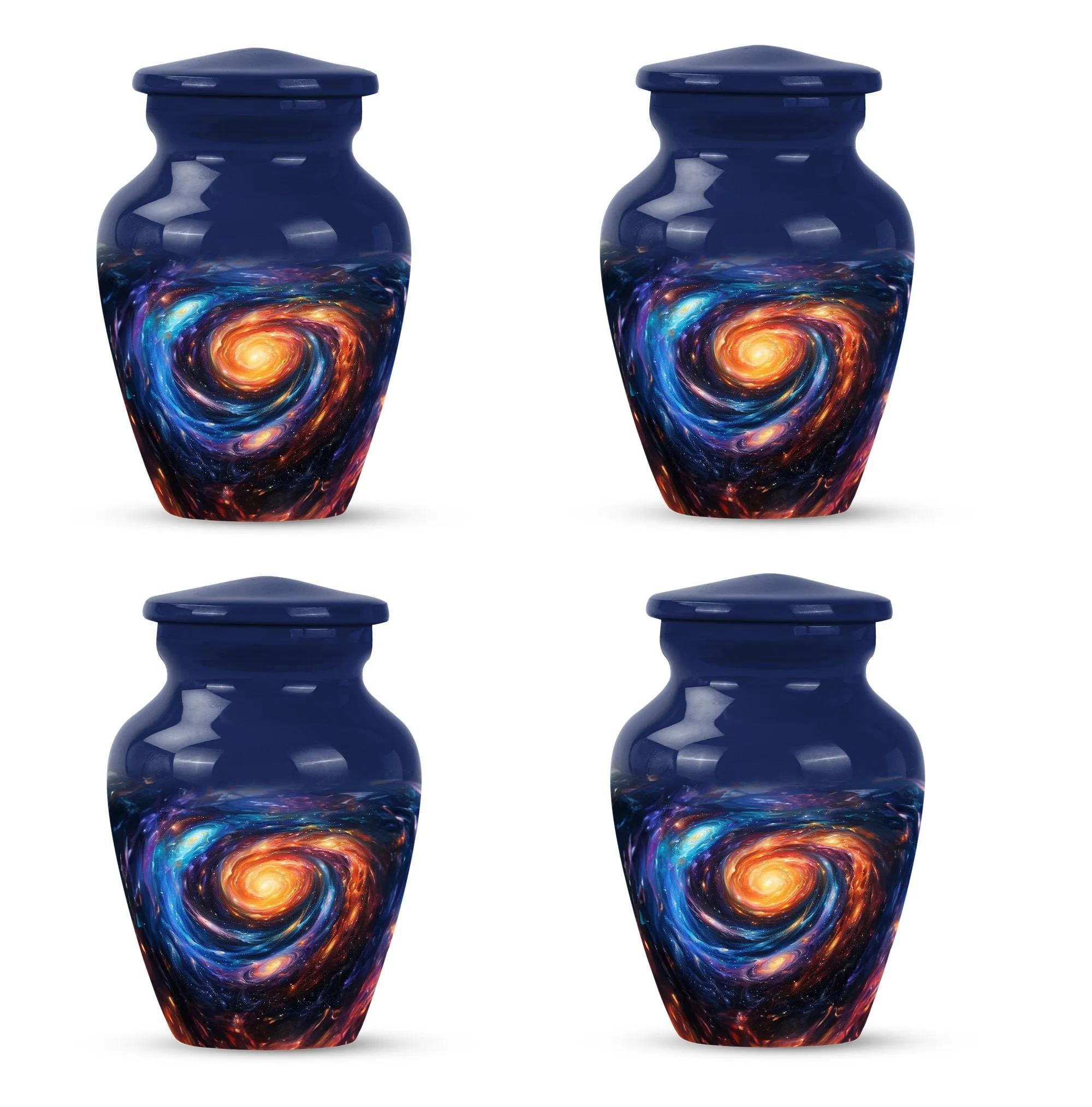 Galaxy Urn - Purple Meadow Memorial Urn For Human Ashes