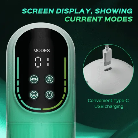 GARDY Automatic Vibrating Sucking Rotating & Thrusting Male Masturbator