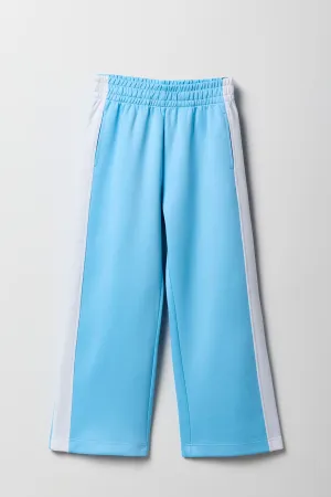 Girls Active Side Striped Wide Leg Pant