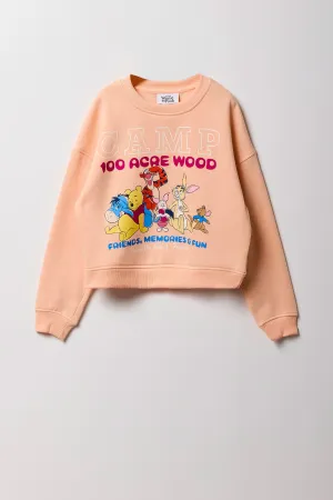 Girls Winnie the Pooh Graphic Fleece Sweatshirt