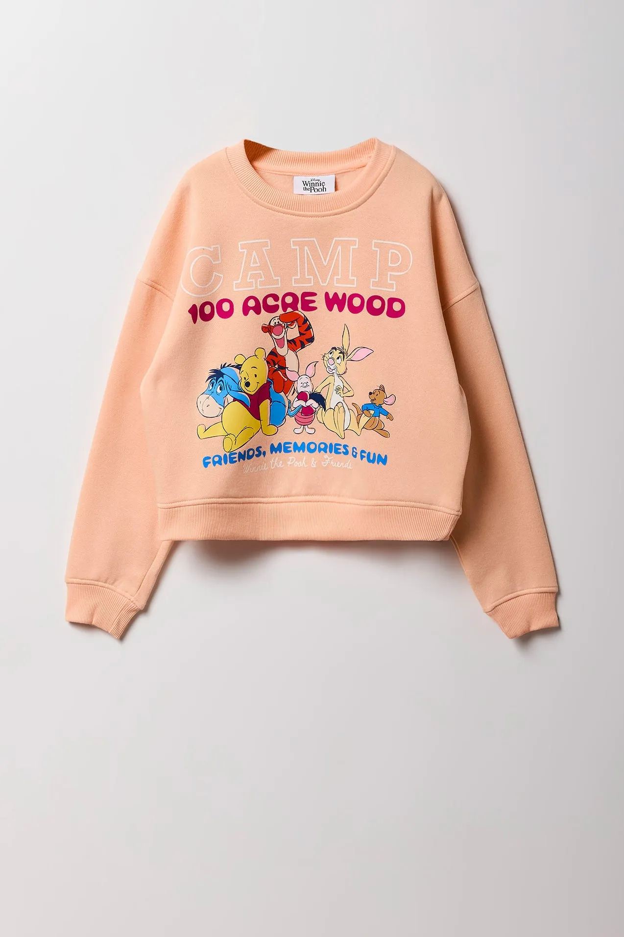 Girls Winnie the Pooh Graphic Fleece Sweatshirt