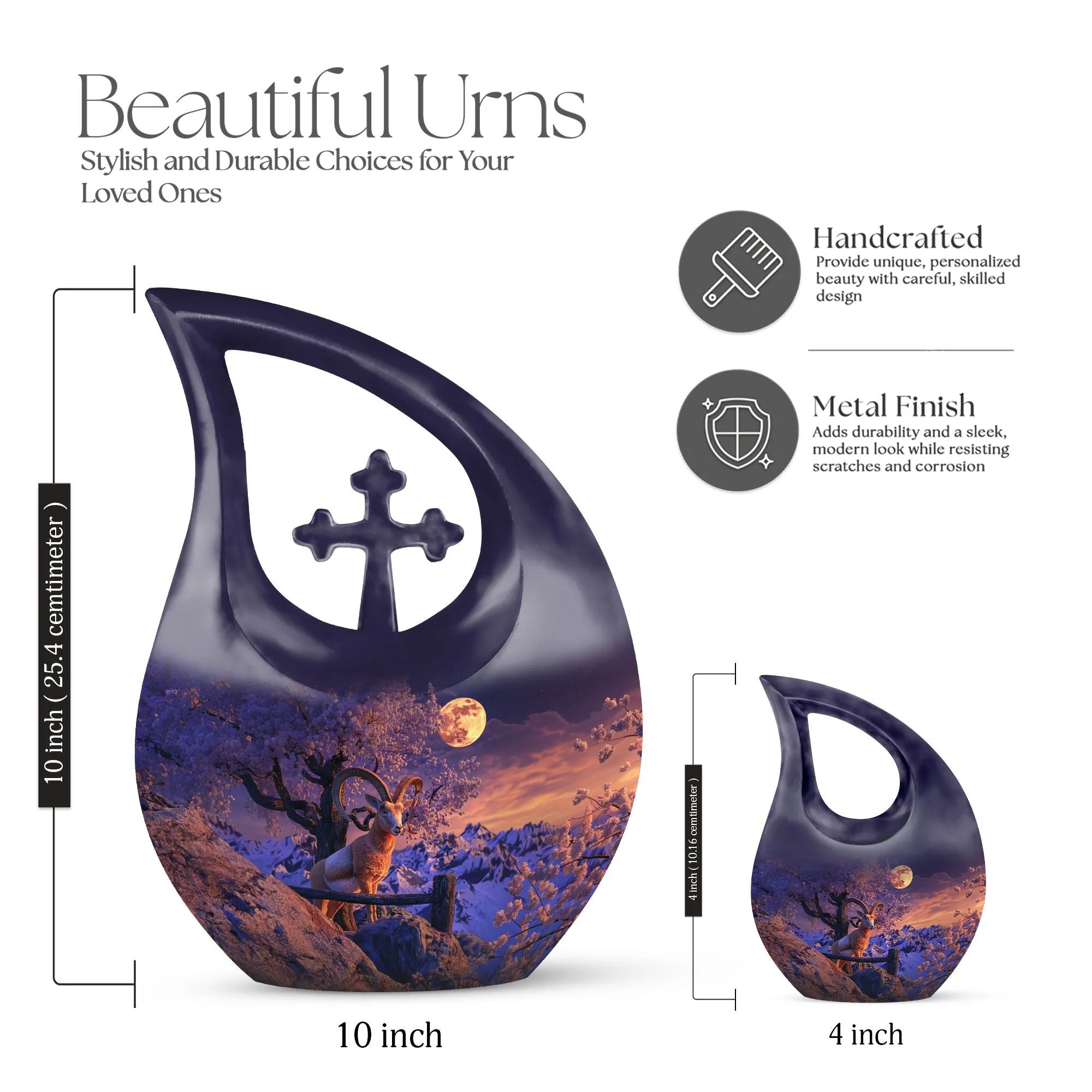 Goat Urn: Your Affordable Burial Choice - A Respectful Memorial Urn