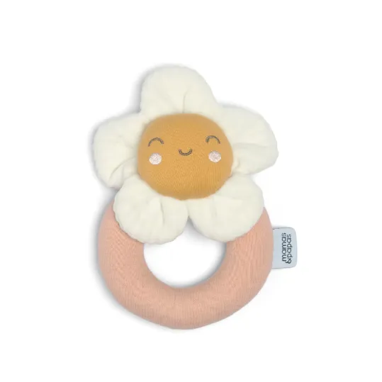 Grabber Ring Rattle Toy - Flower (Grateful Garden)