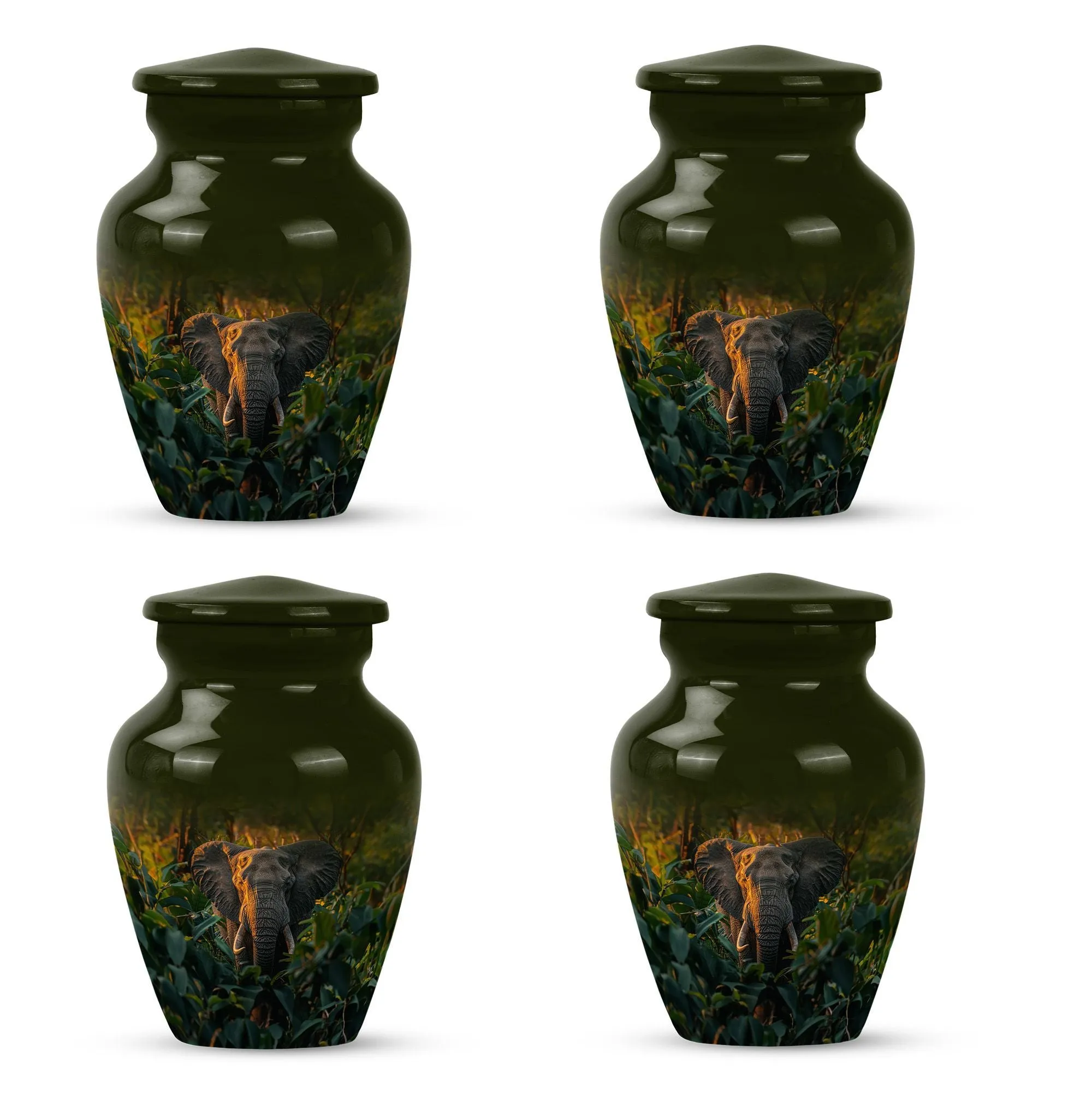 Graceful Elephant Memorial Legacy - Cherished Burial Urn