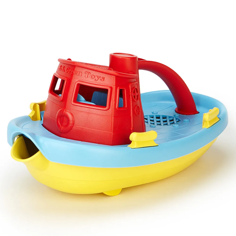Green Toys My First Tugboat - Eco-Friendly Floating Bath Toy for Toddlers