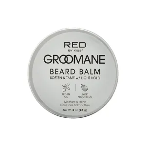 GROOMANE Beard Balm with Argan Oil & Sweet Almond Oil - 3 oz
