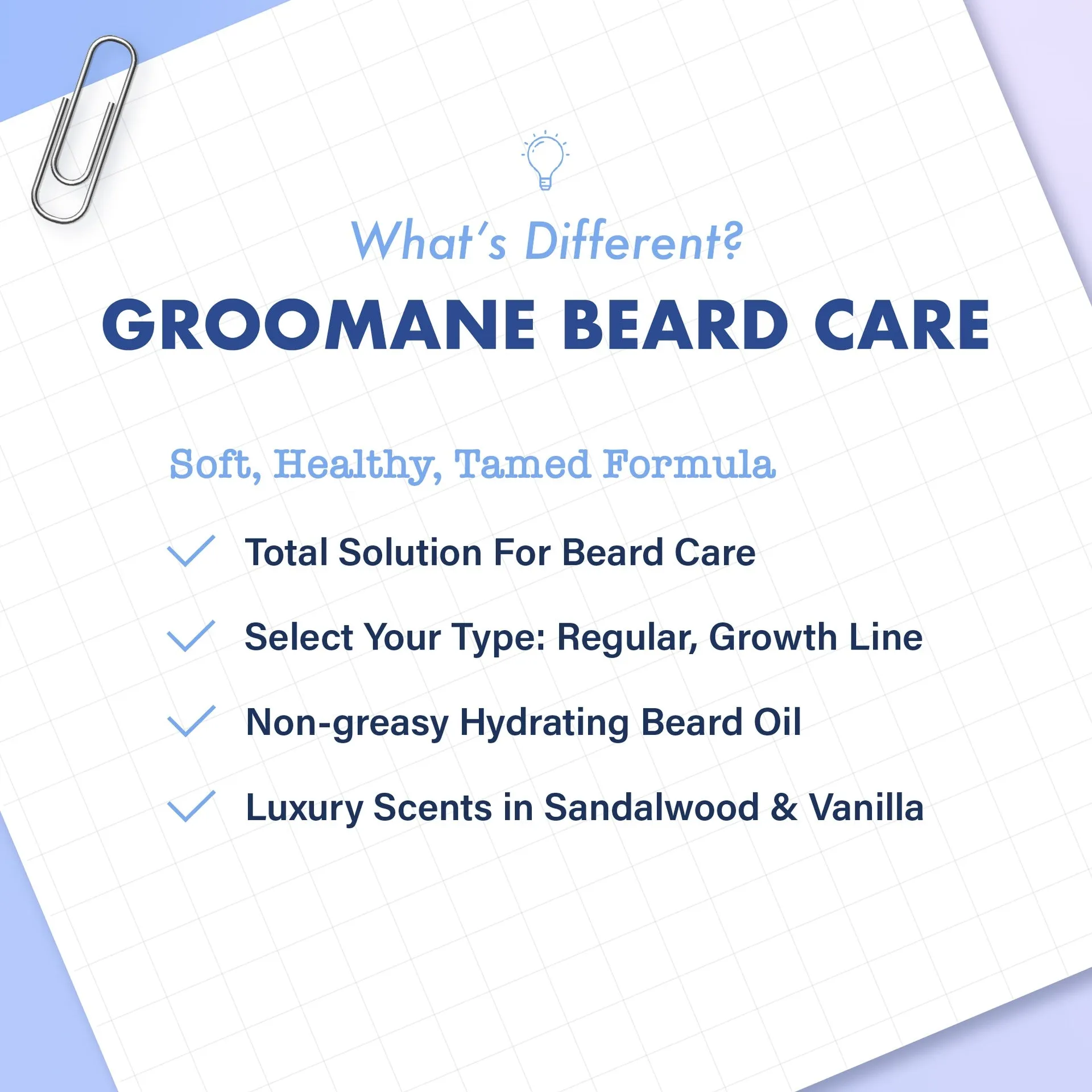 GROOMANE Beard Oil - 3 oz - Choose Scent
