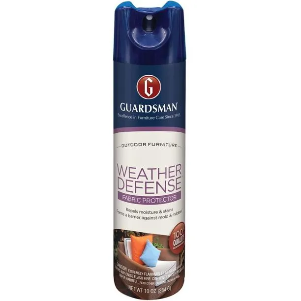 Guardsman Weather Defense Outdoor Fabric Furniture Protector - Repels Moisture and Stains